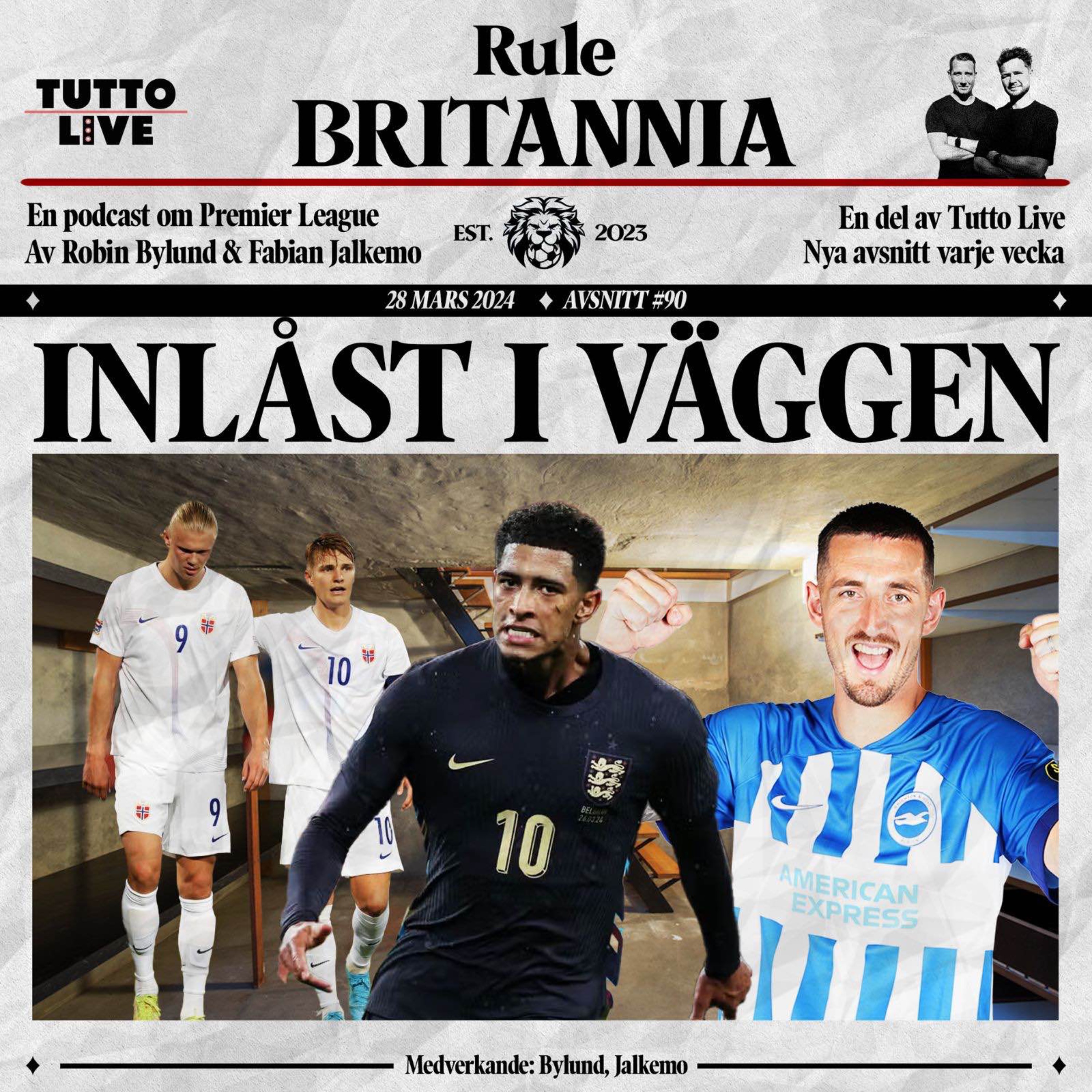 cover art for RULE BRITANNIA # 90 - INLÅST I VÄGGEN