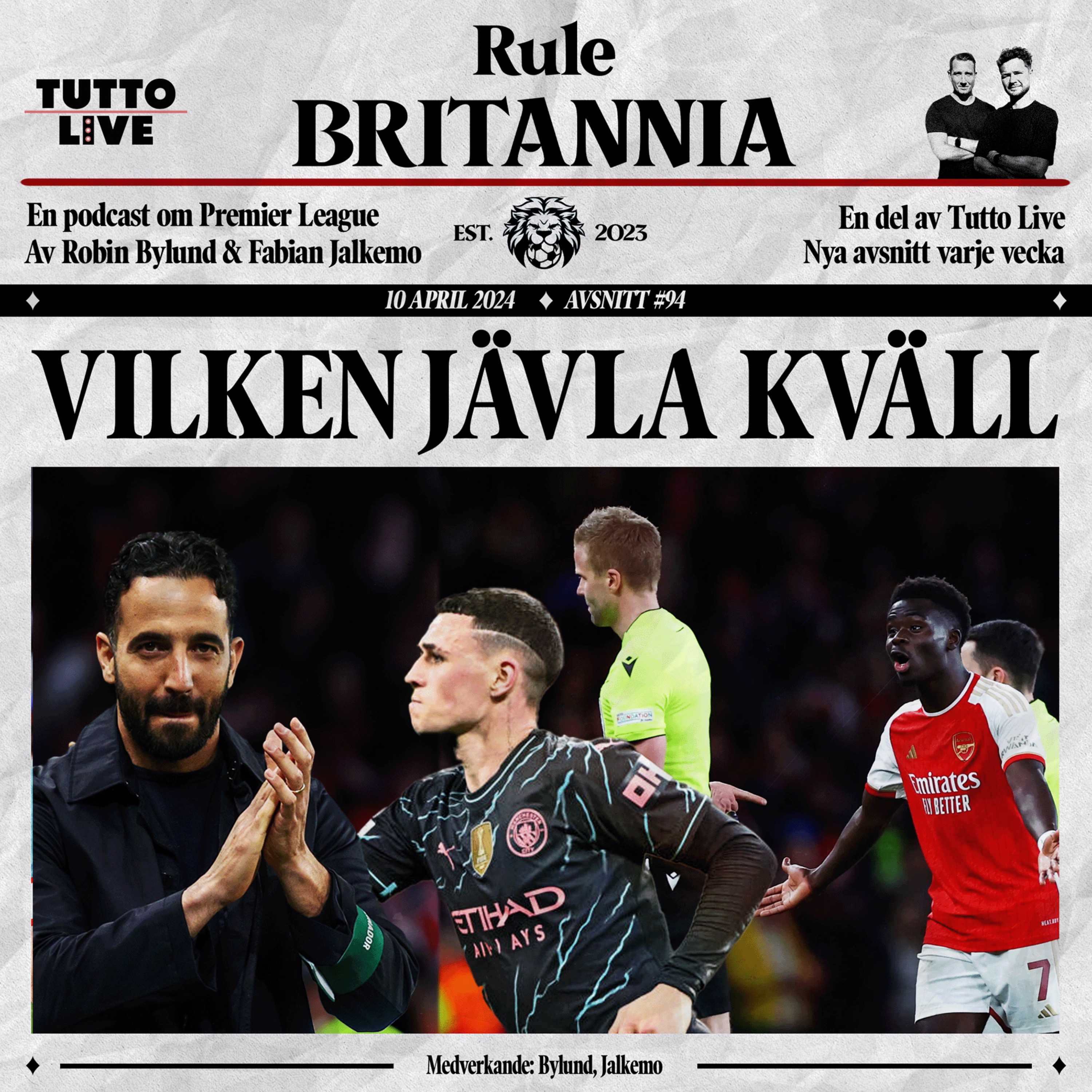 cover art for RULE BRITANNIA #94 - VILKEN JÄVLA KVÄLL