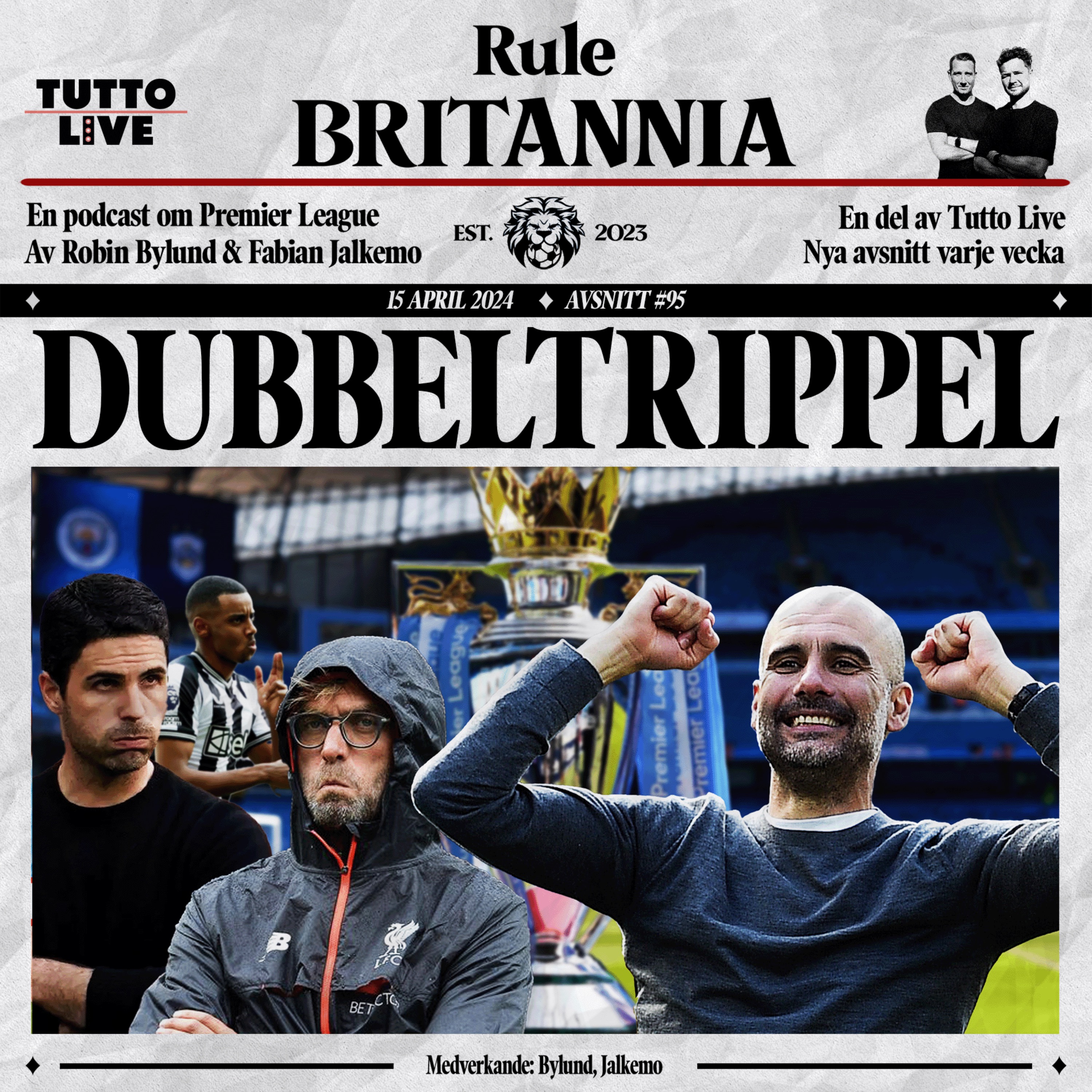 cover art for RULE BRITANNIA #95 - DUBBELTRIPPEL