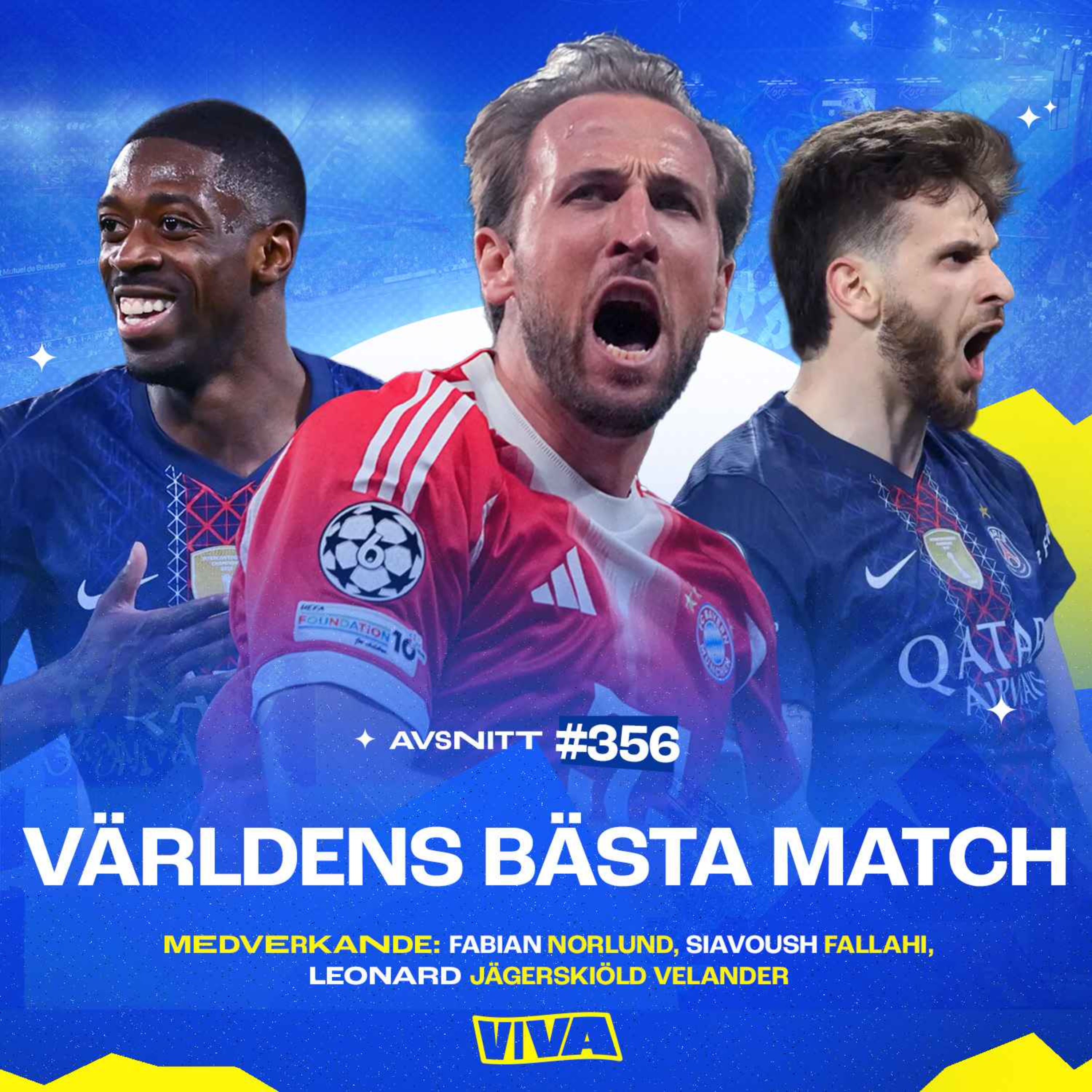 #356 Målfesten i Paris | Bästa matchen genom tiderna? | Är Arsenal favoriter mot Atletico? episode artwork