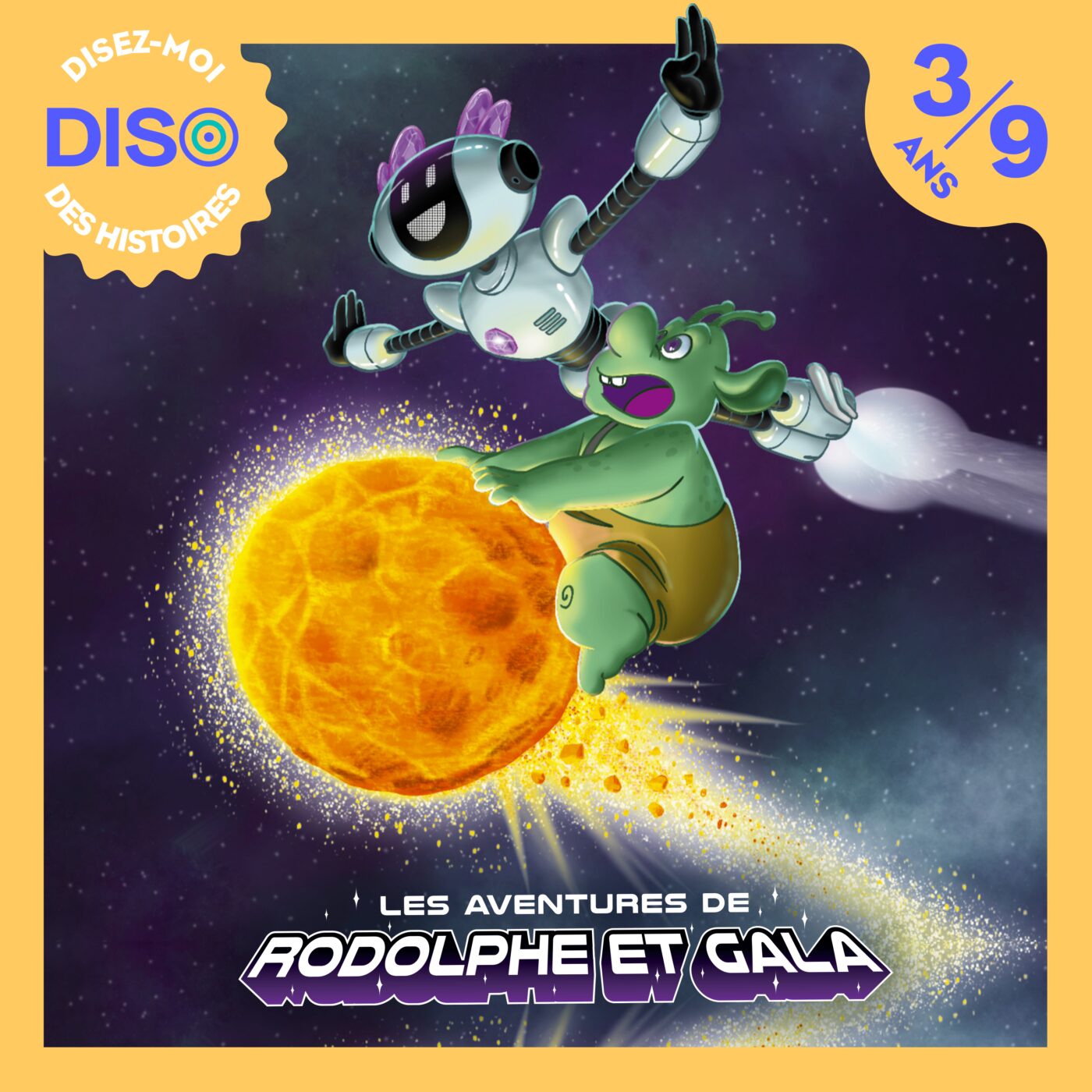 cover art for Les Aventures de Rodolphe et Gala - 1 - Roldolphe l'extraterrestre
