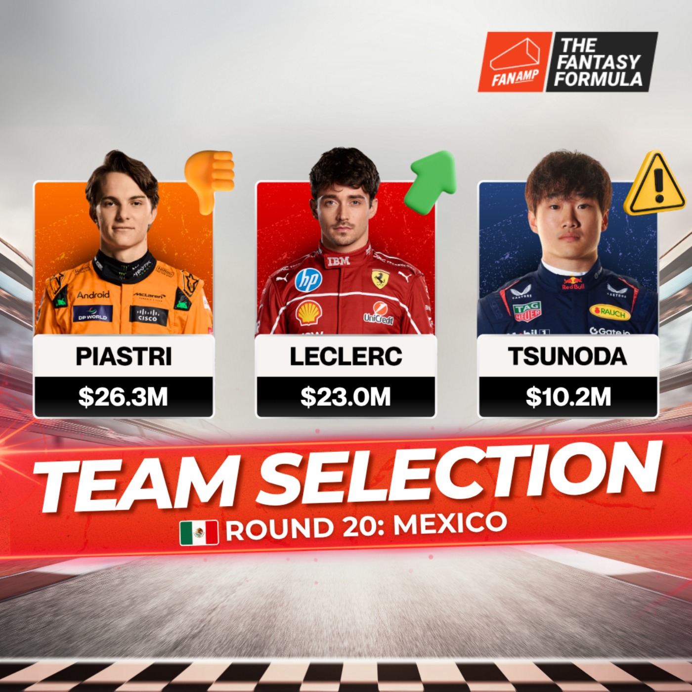 F1 Fantasy: Best Lineups for the Mexican GP 2025 | The Fantasy Formula