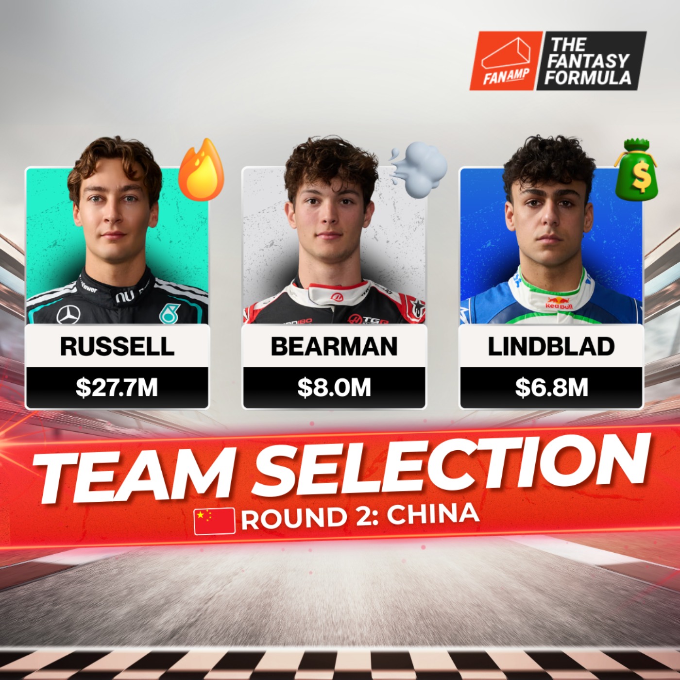 F1 Fantasy: Best Lineups for the Chinese GP 2026 | The Fantasy Formula