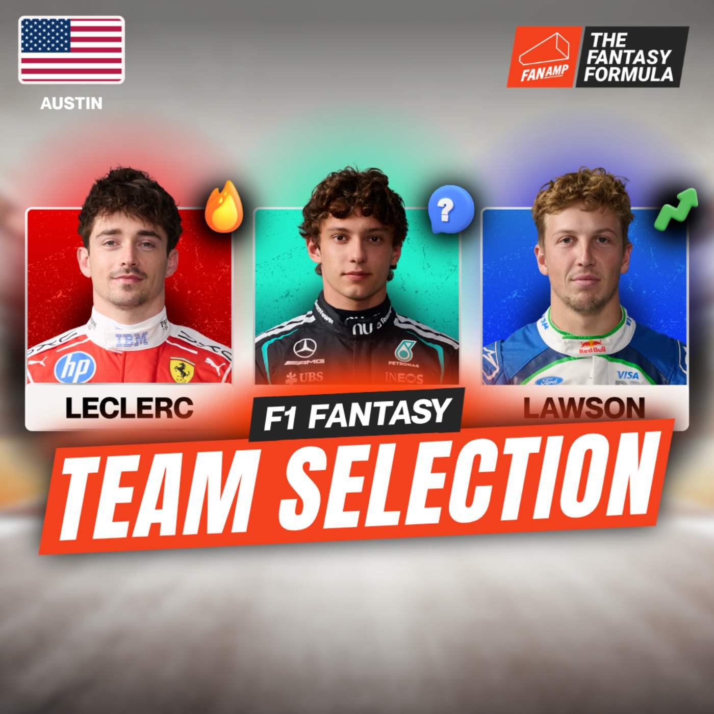 Can Kimi Catch Max Verstappen on Fire? 🔥 | US Grand Prix (COTA) Best Lineups | F1 Fantasy episode artwork