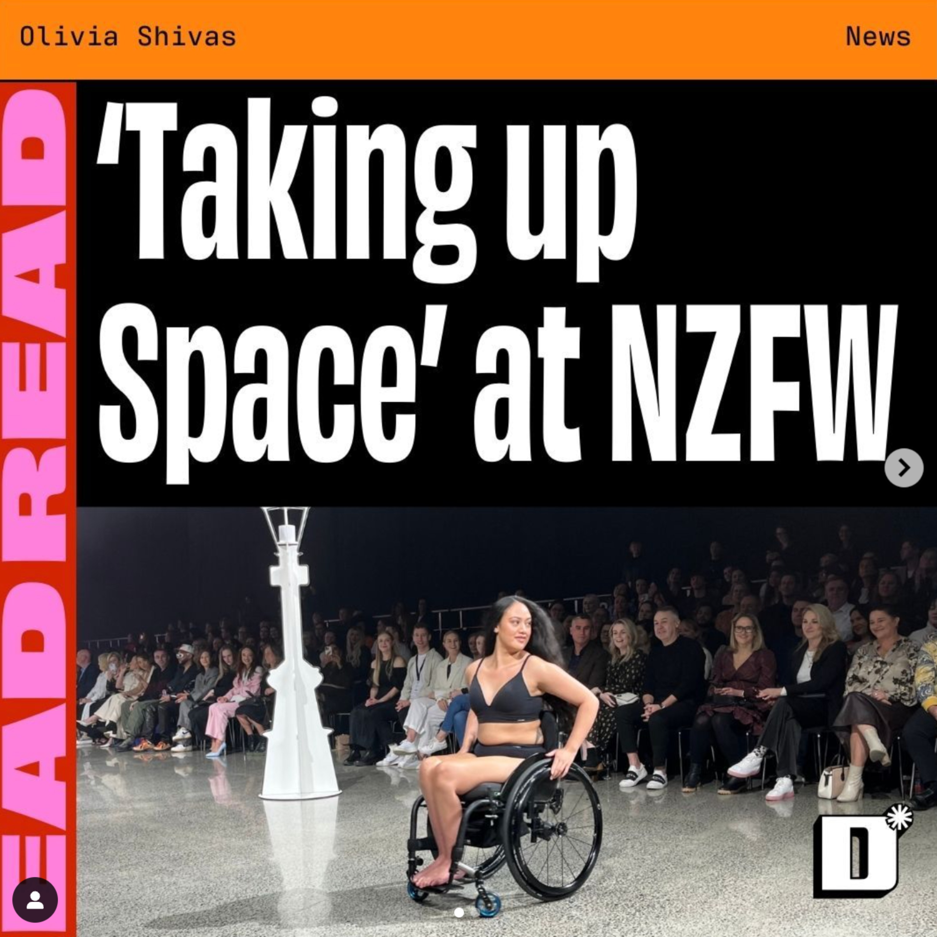 'Taking up space' at NZ Fashion Week