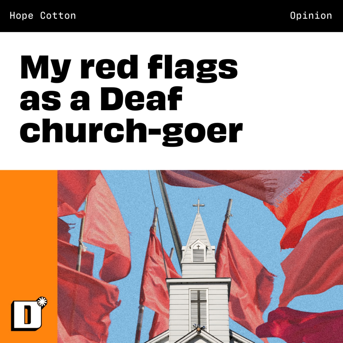 My red flags as a Deaf church-goer