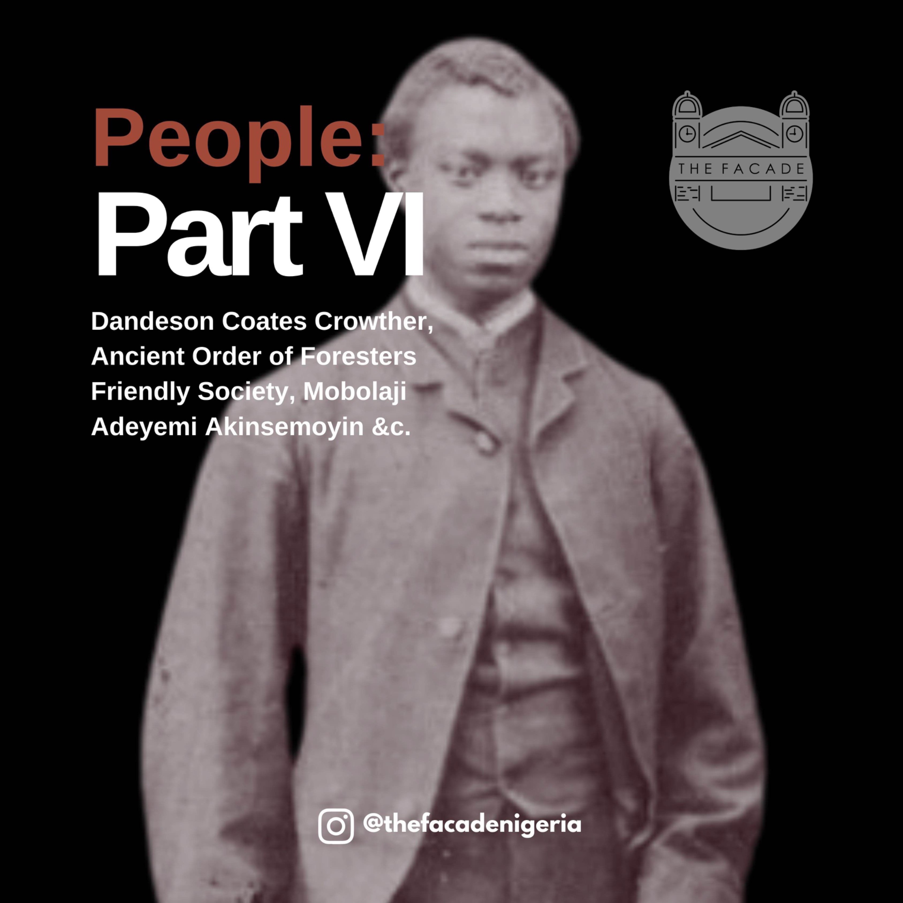 cover art for People: Part VI
