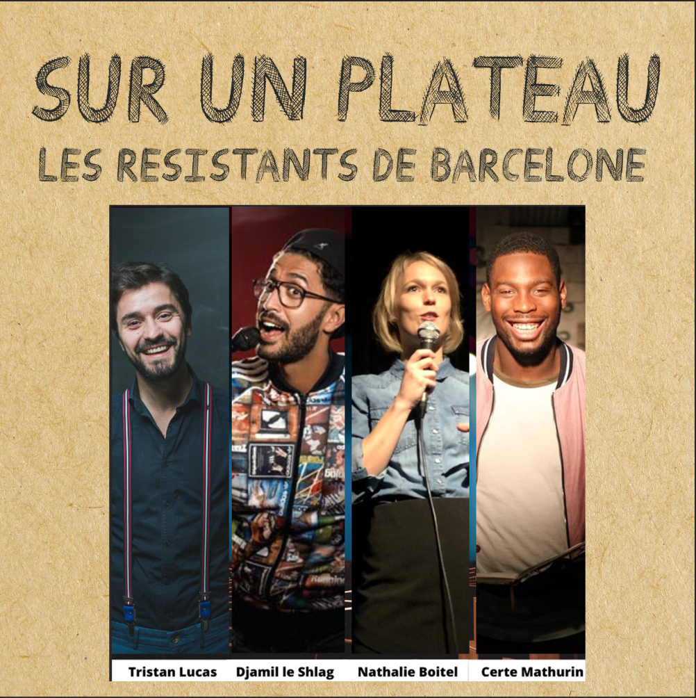 Sur un plateau