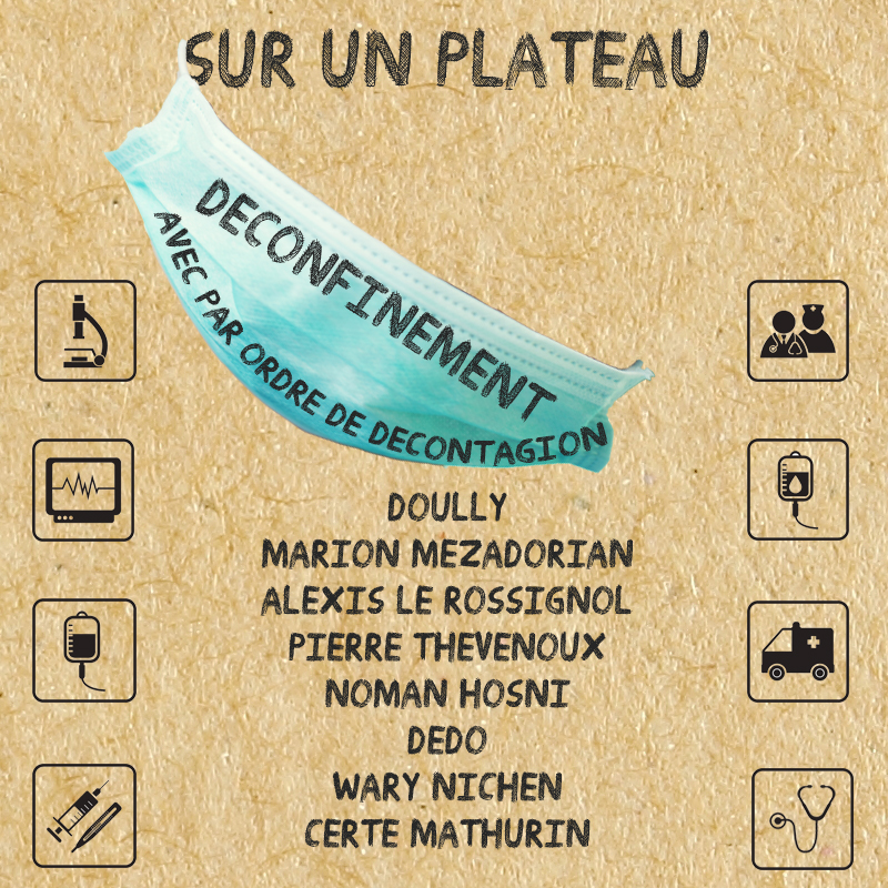 Sur un plateau