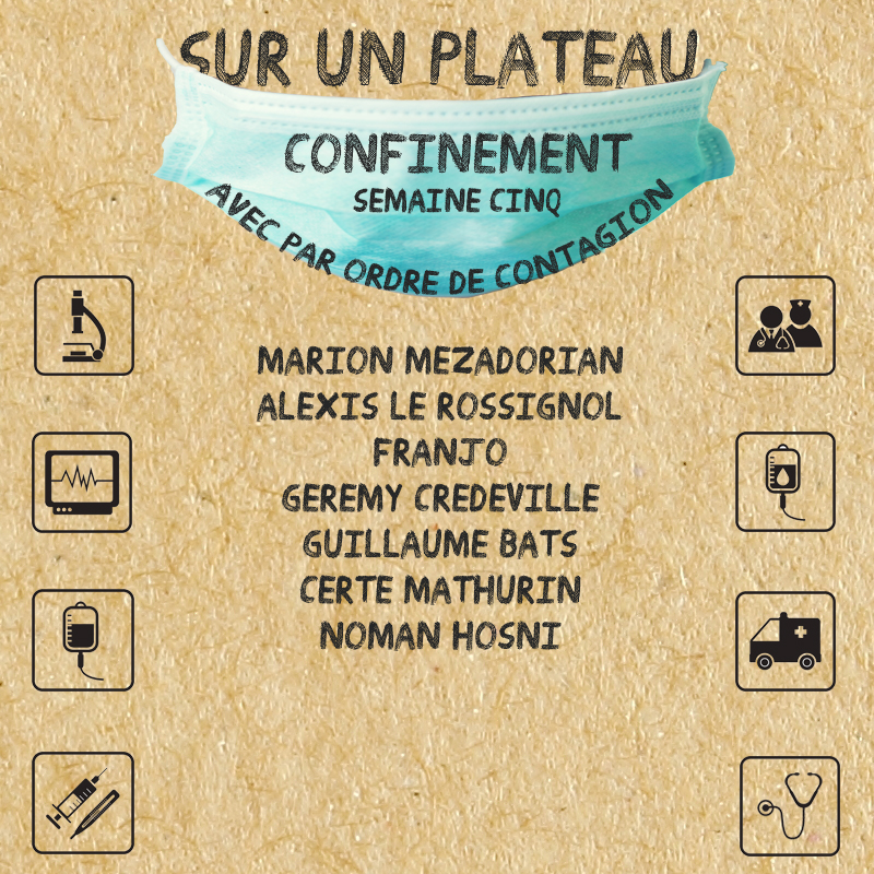 Sur un plateau