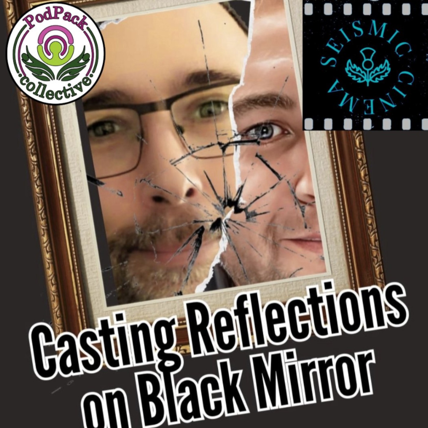 cover art for Casting Reflections on Black Mirror - S4 E6 - Black Museum