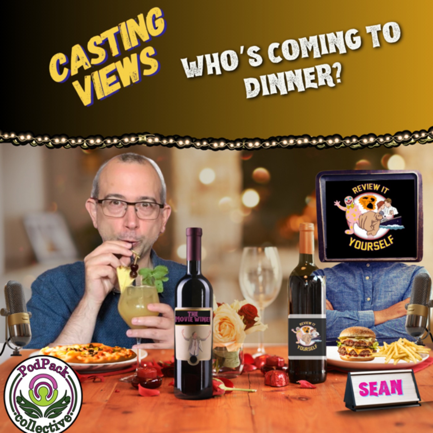 cover art for Who's coming to dinner? Featuring Sean from Review it yourself!
