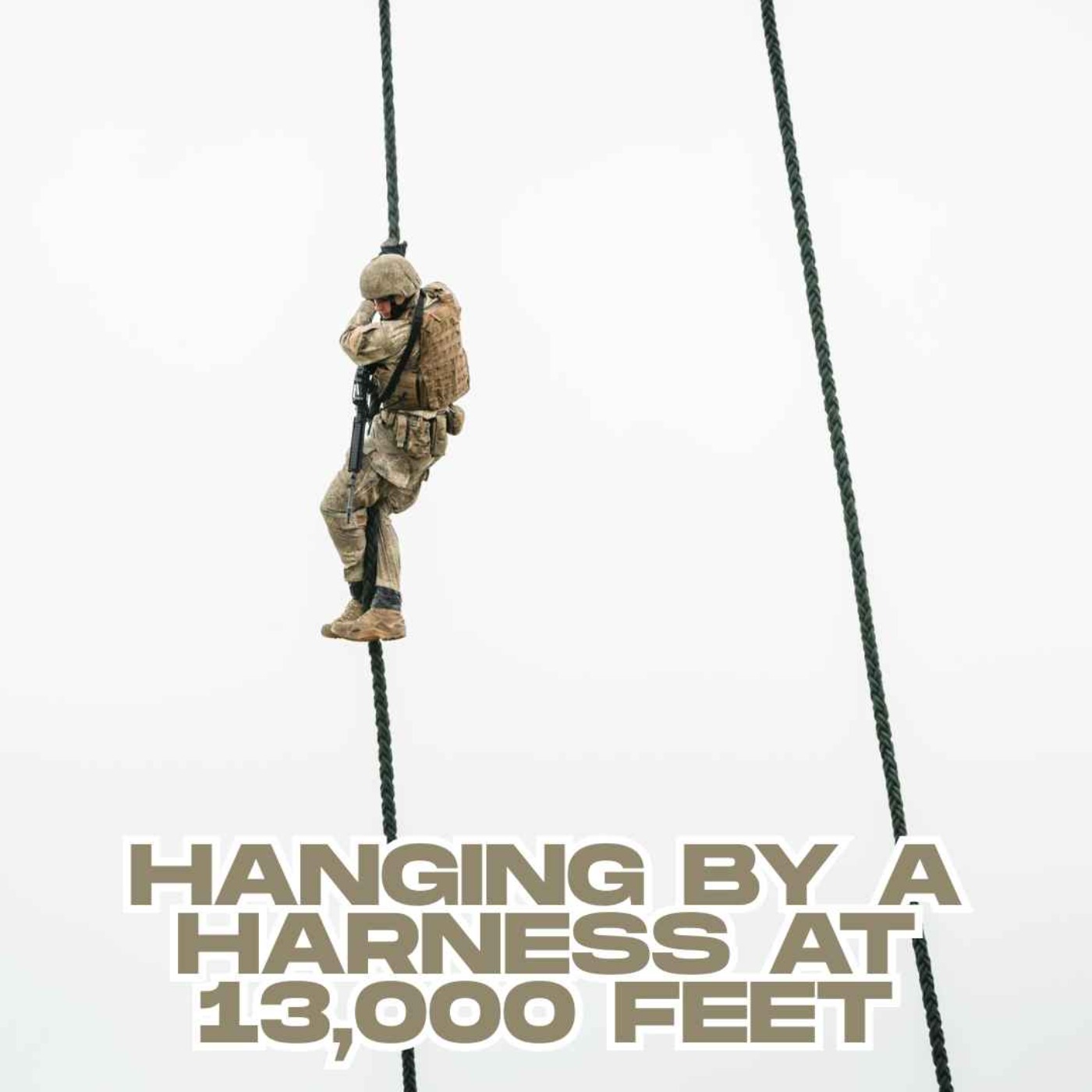 Hanging by a Harness at 13,000 Feet