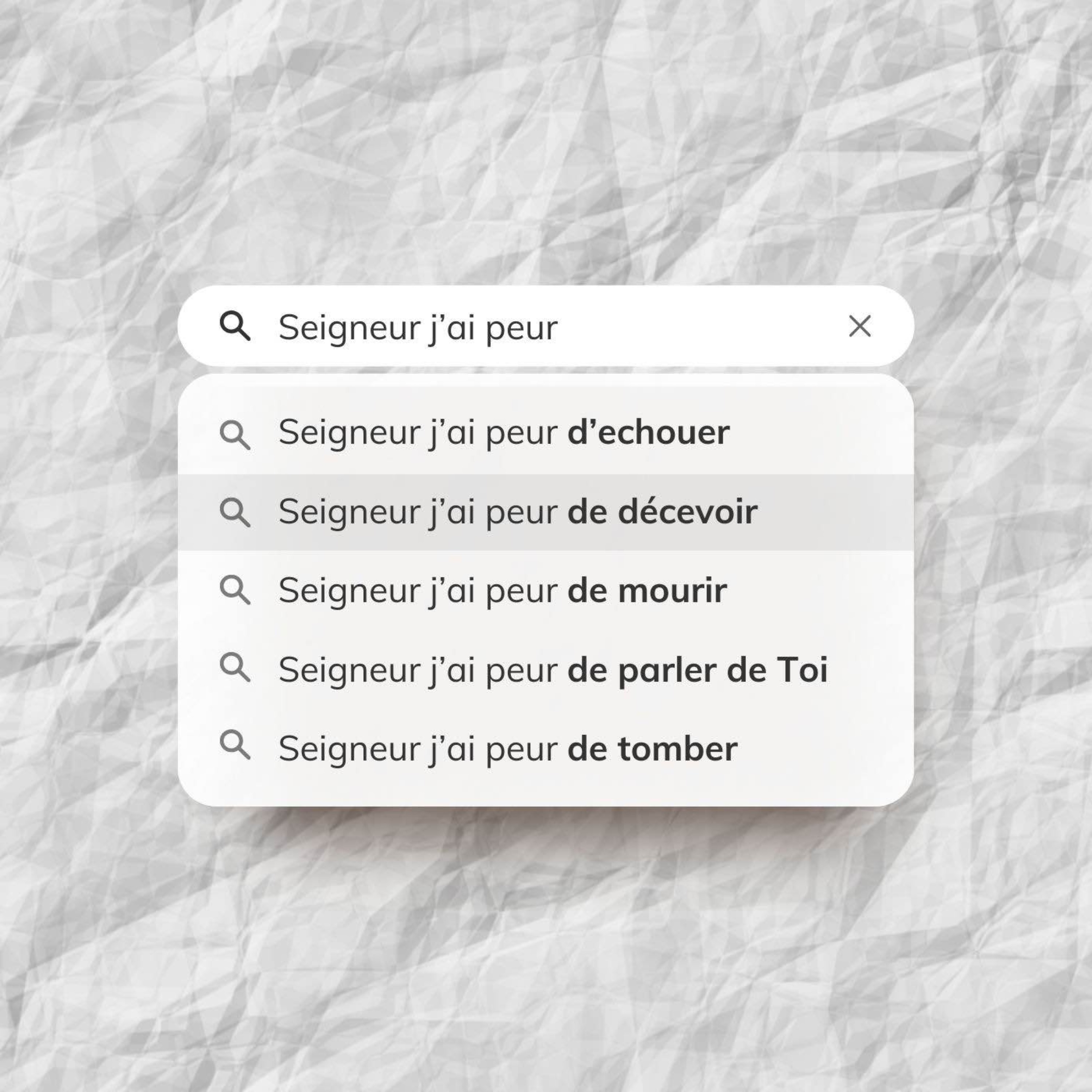 Peur et Confiance