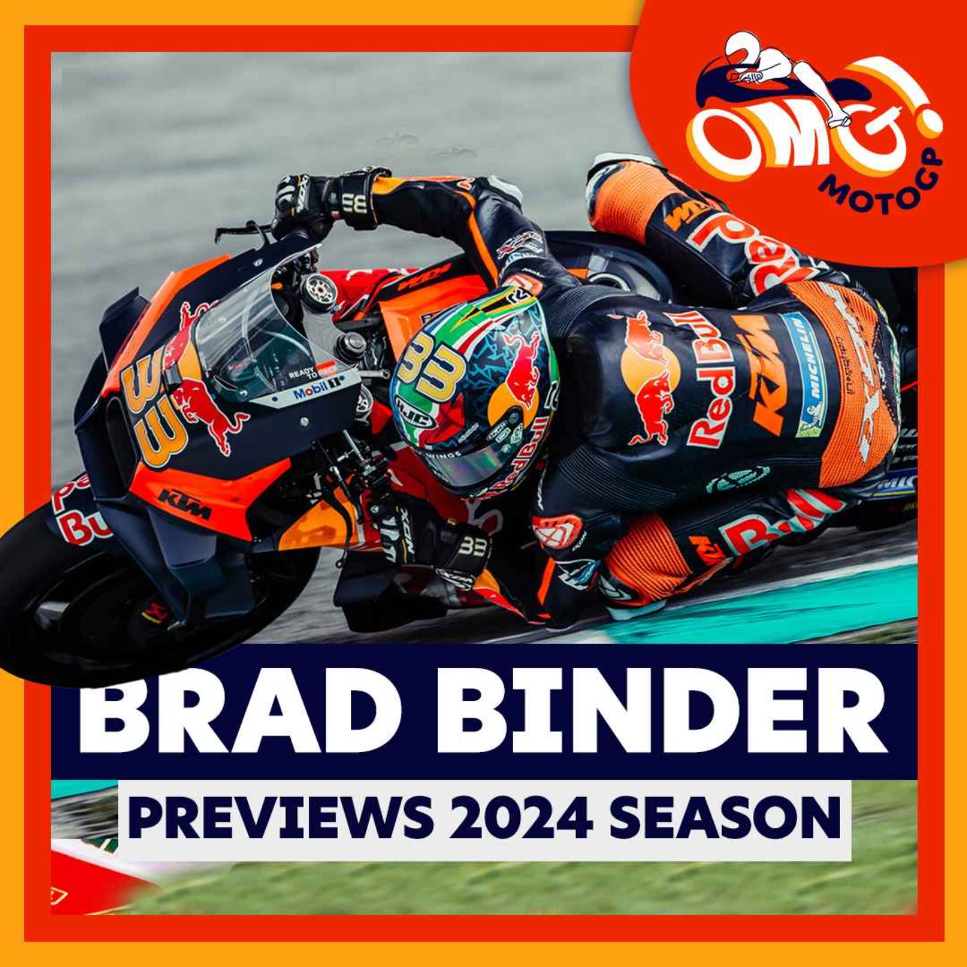 cover art for Brad Binder Previews the 2024 MotoGP Season