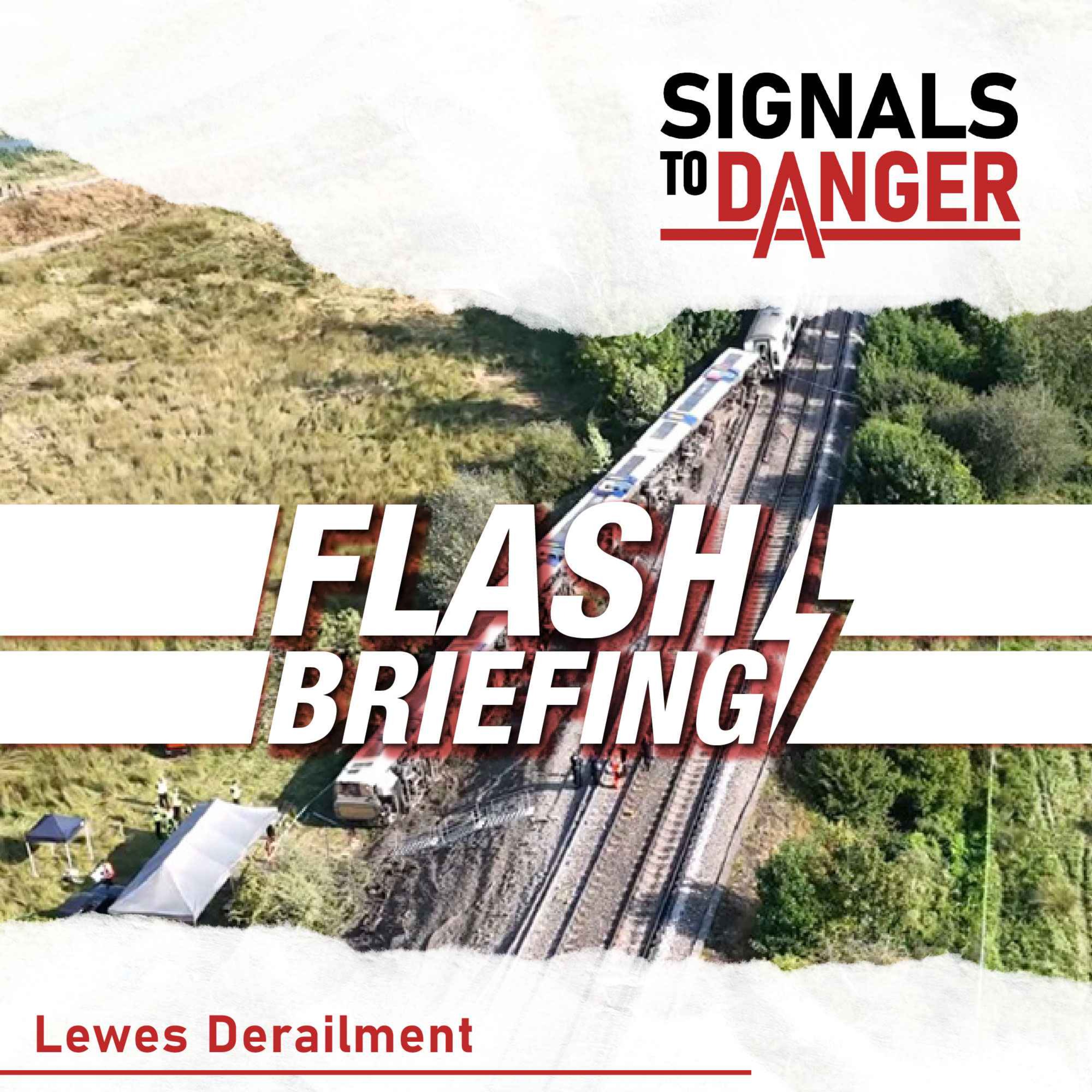Flash Briefing - Lewes Derailment episode artwork