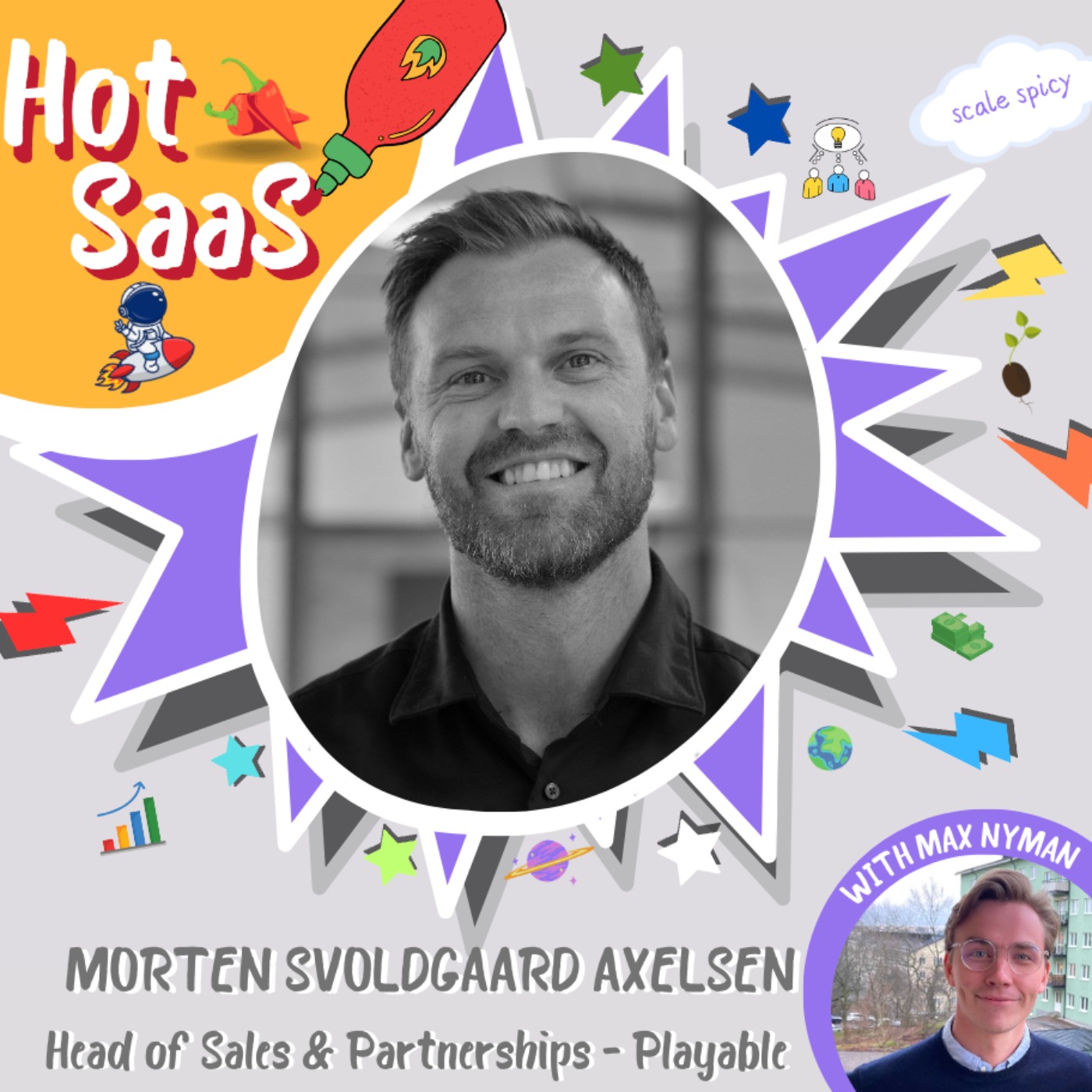 38. Best sales school, Big Tech or a Startup?💡 - Morten Svoldgaard Axelsen  (Playable) - Hot SaaS 🌶 🚀 | Acast