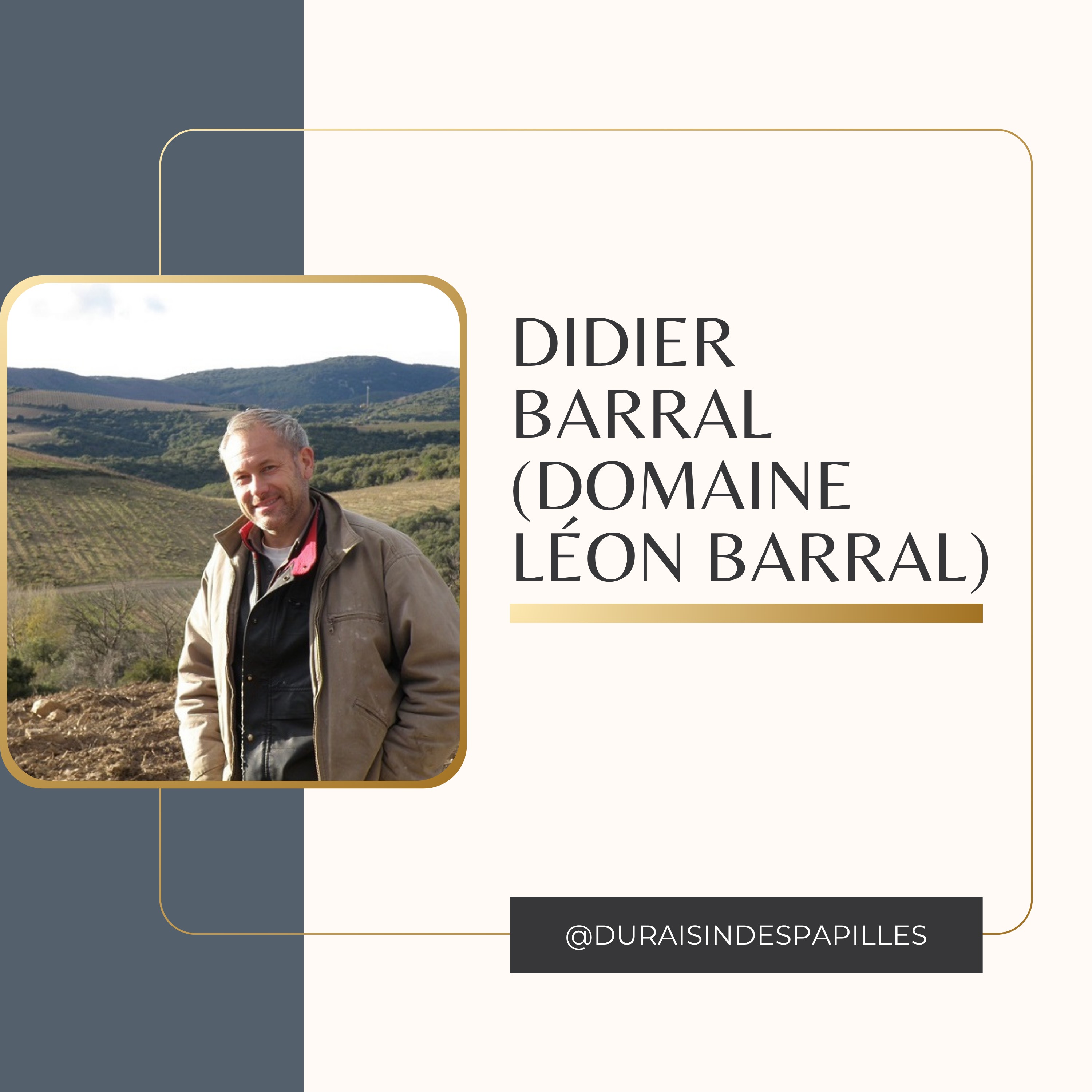 Didier Barral (Domaine Léon Barral) : la masterclass du vin nature, enregistrée à Strasbourg