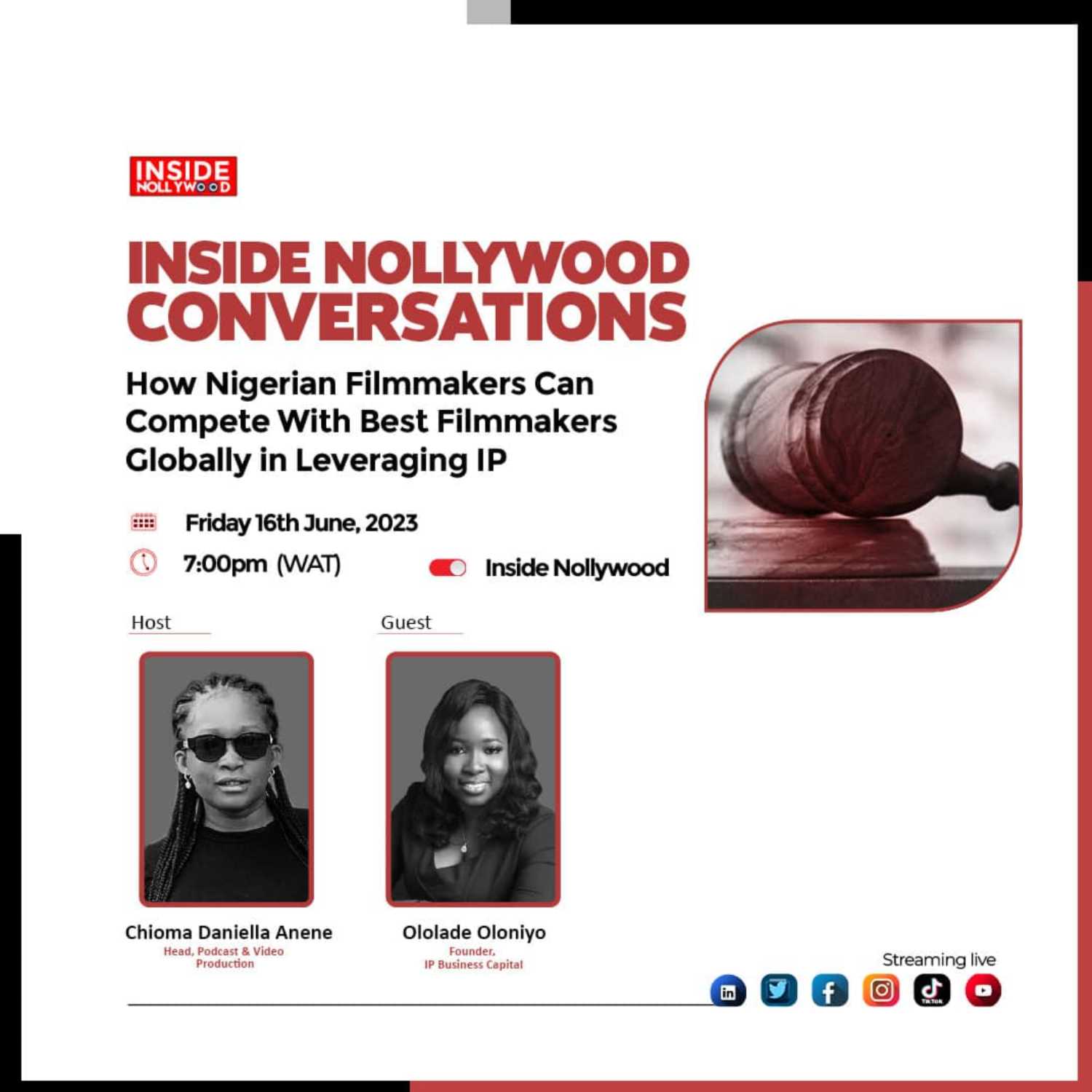 How Nigerian Filmmakers Can Compete with Best Filmmakers Globally in Leveraging IP