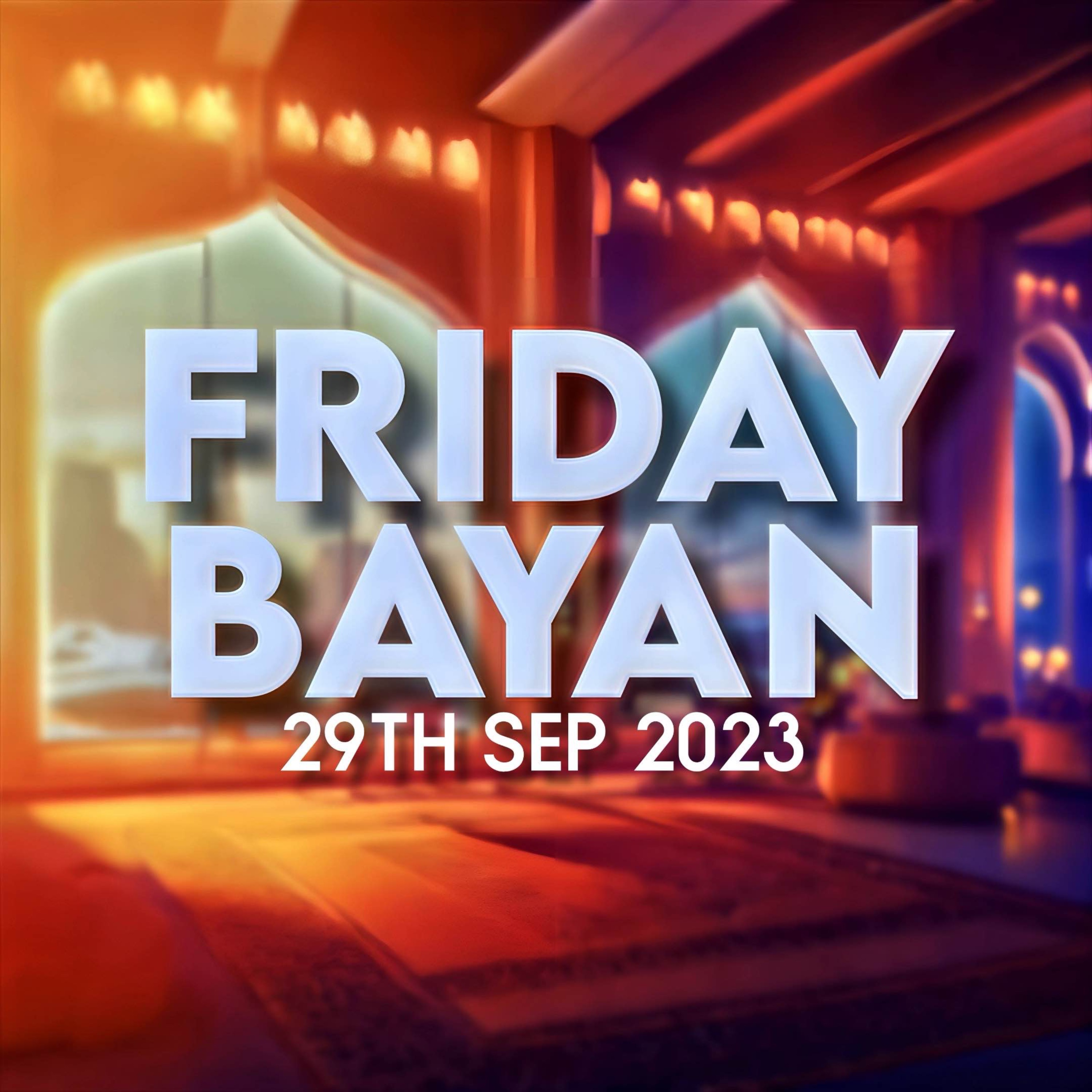 Friday Bayan 29-09-2023 | Mufti Tariq Masood Speeches 🕋