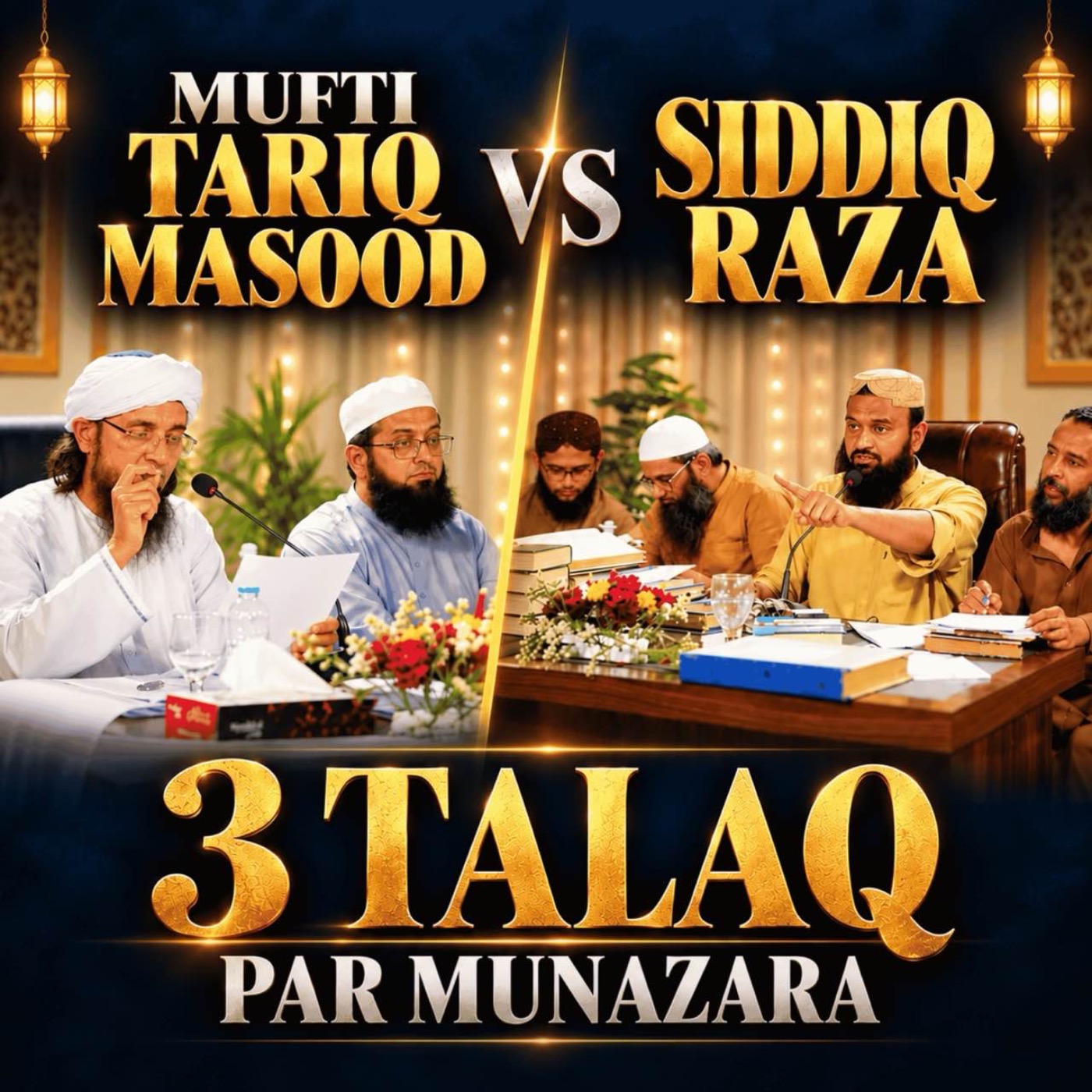 Mufti Tariq Masood Aur Ahle Hadees Aalim Siddiq Raza ke Darmiyan 3 Talaq Ke Mozu Par Mubahisah.