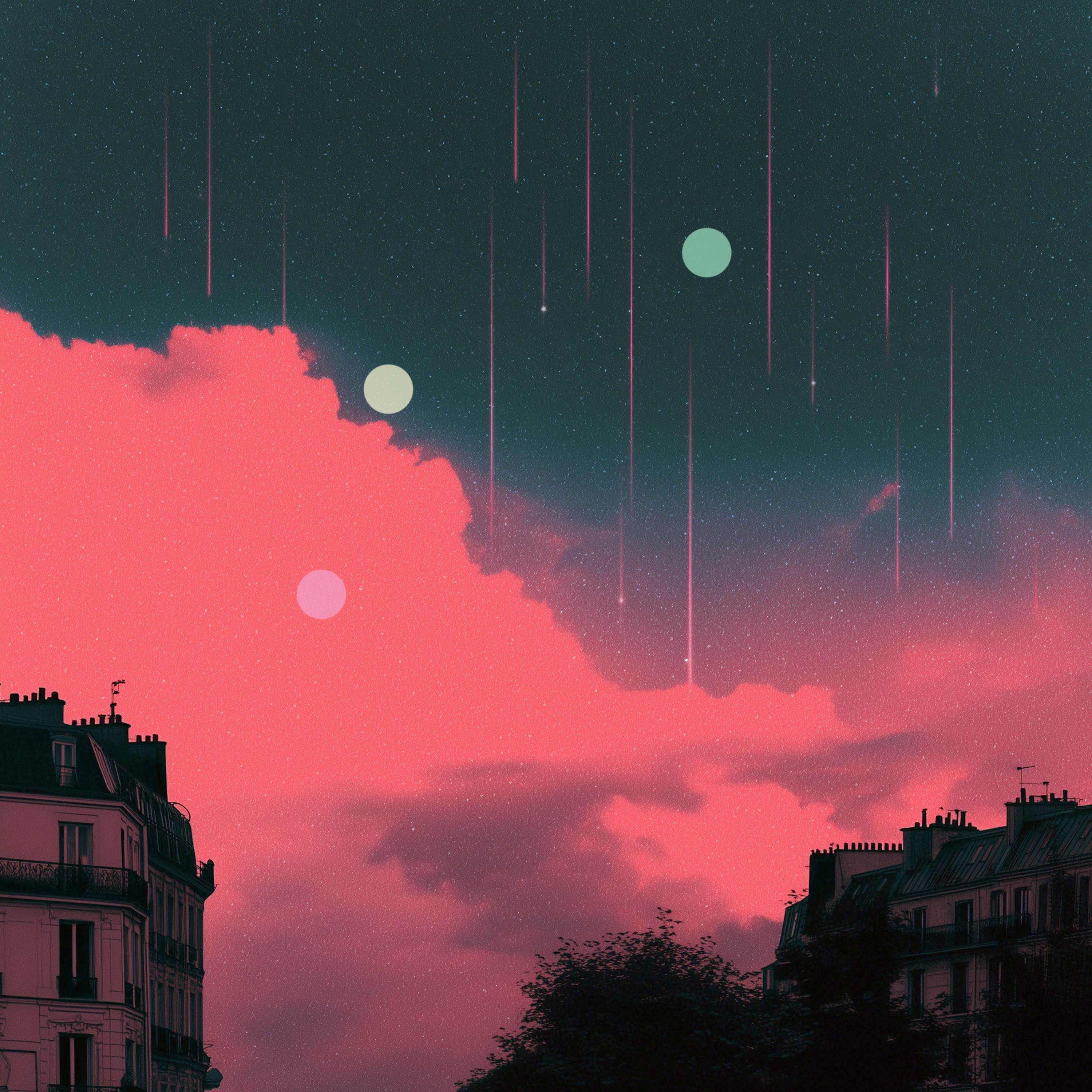 Lluvia de Medianoche en París | Lluvia ASMR Sobre la Ciudad