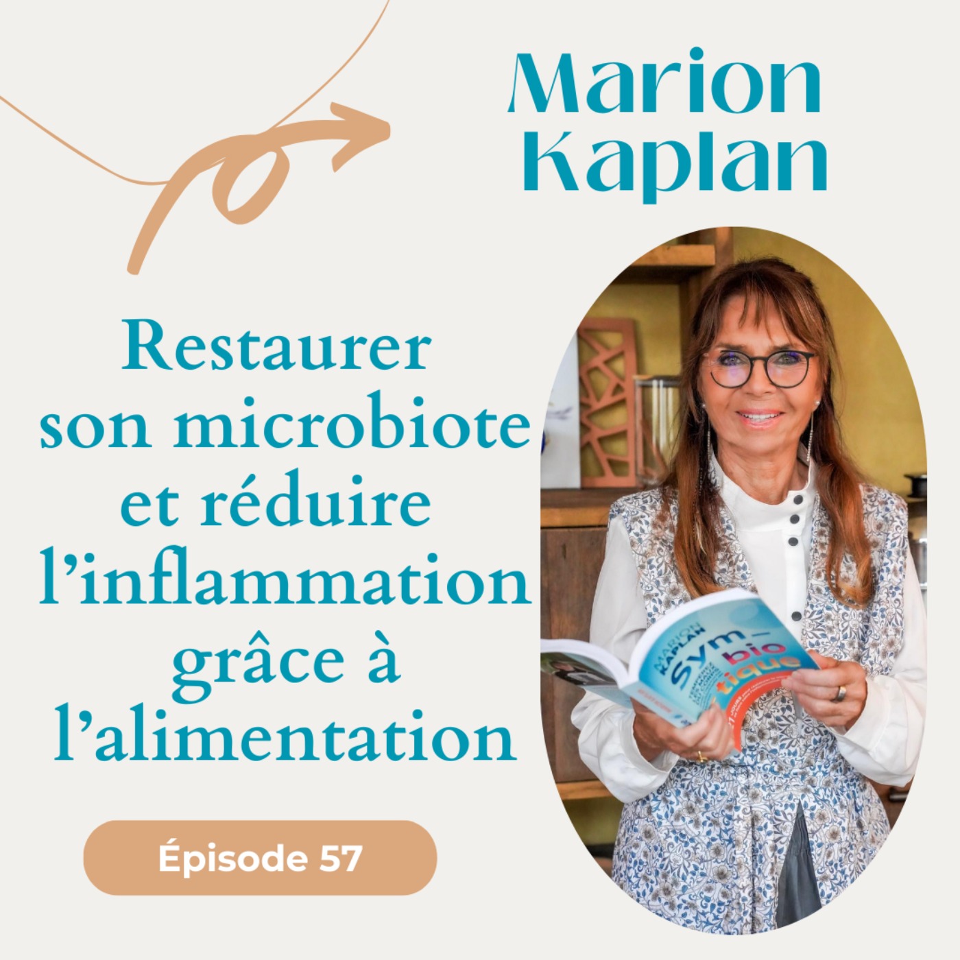 #57 Restaurer son microbiote et réduire l’inflammation grâce à l’alimentation - Marion Kaplan episode artwork