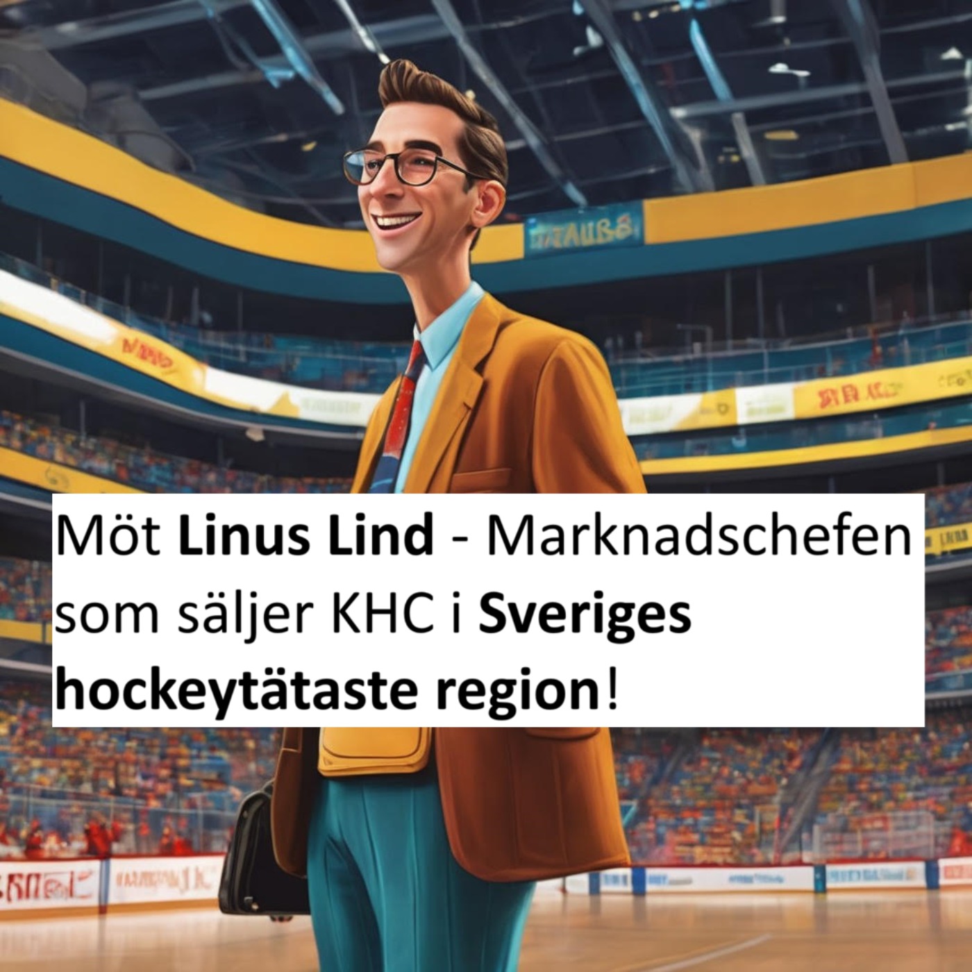 cover art for Möt Linus Lind - Marknadschefen som säljer KHC i Sveriges hockeytätaste region!