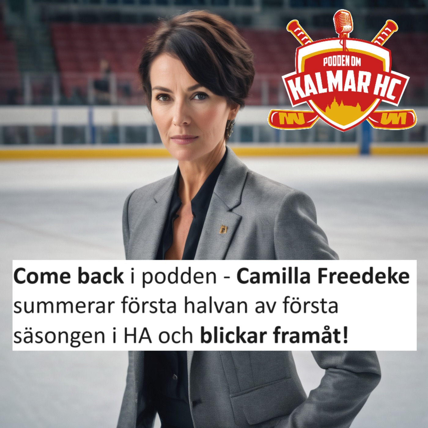 cover art for Come back i podden - Camilla Freedeke summerar första halvan av första säsongen i HA och blickar framåt!
