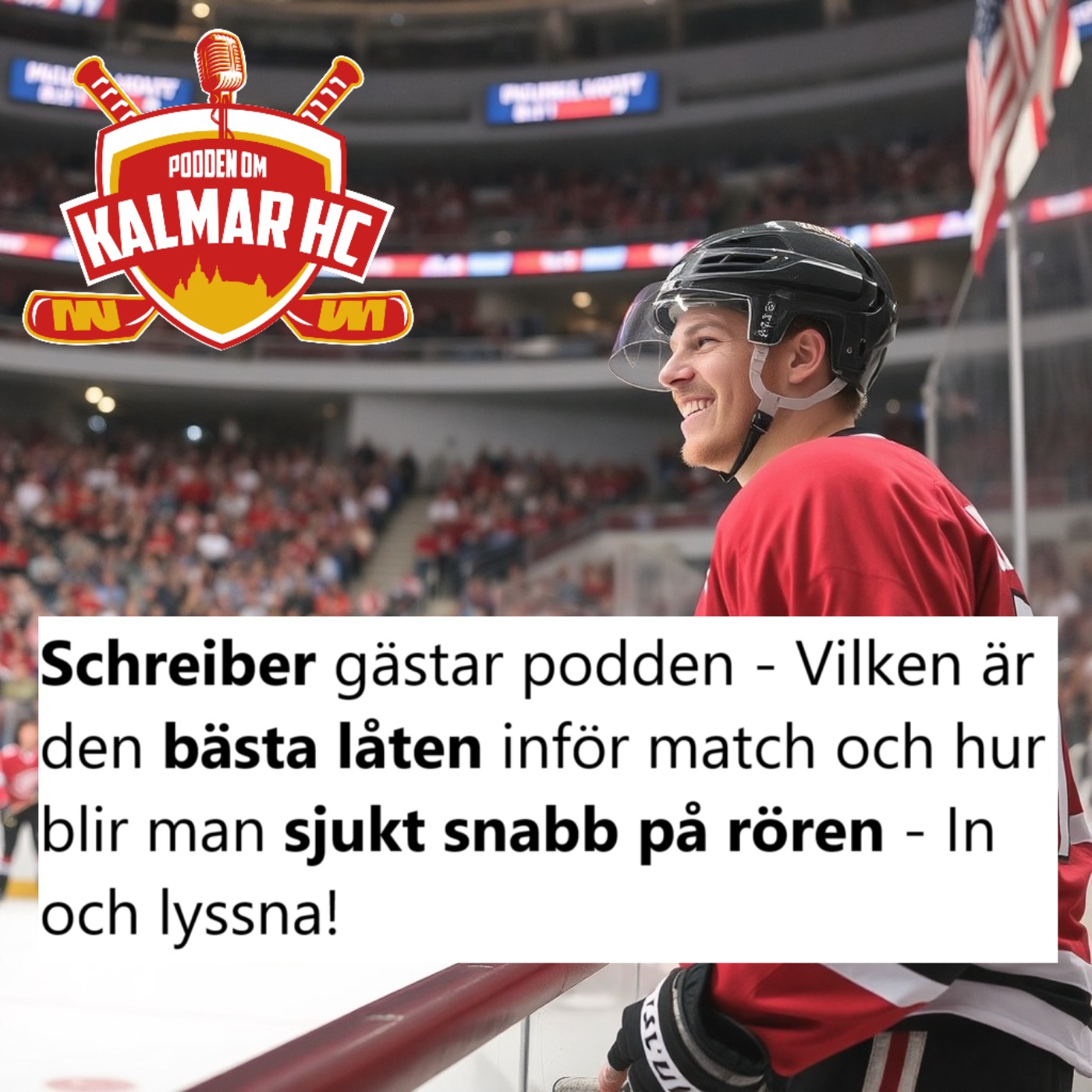 Schreiber gästar podden - Vilken är den bästa låten inför match och hur blir man sjukt snabb på rören - In och lyssna! episode artwork