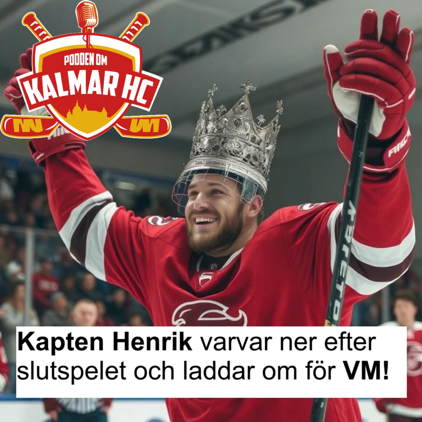 Kapten Henrik varvar ner efter slutspelet och laddar om för VM!