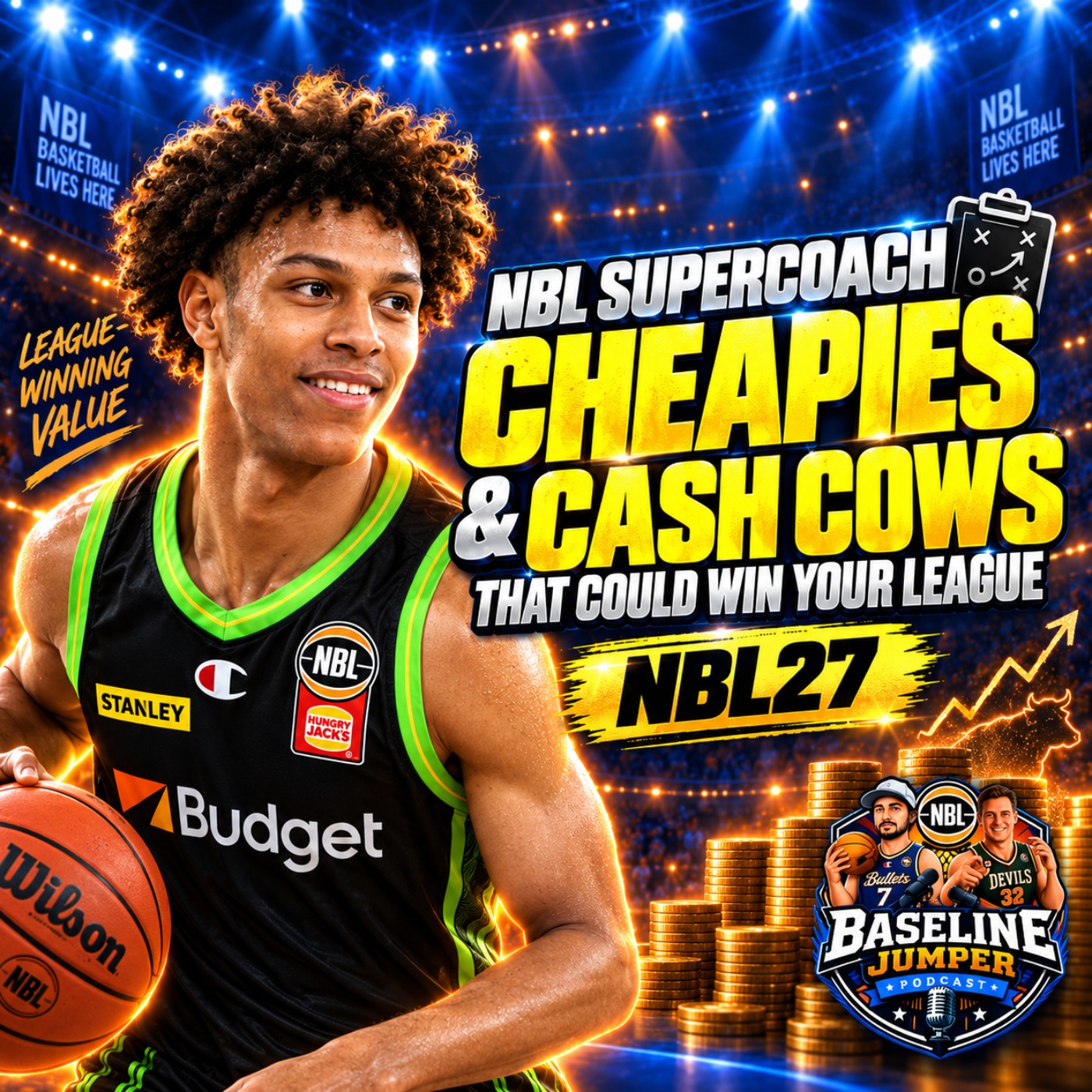 NBL SuperCoach Cheapies and Cash Cows That Could Win Your League | NBL27 episode artwork
