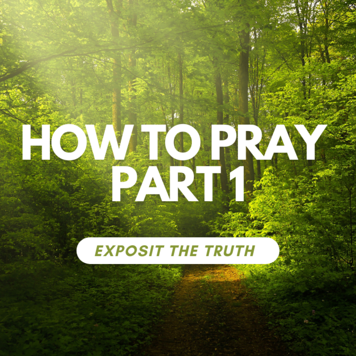 How to Pray Part 1:What did Jesus say? episode artwork