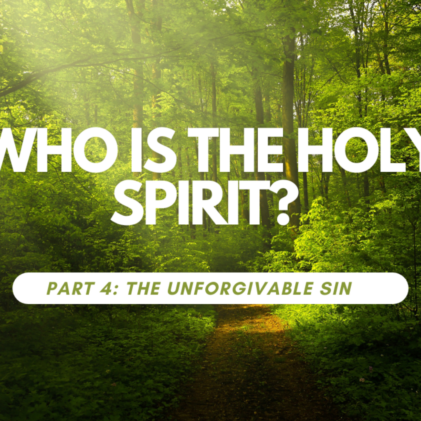 Who is the Holy Spirit part 4: The unforgivable sin episode artwork