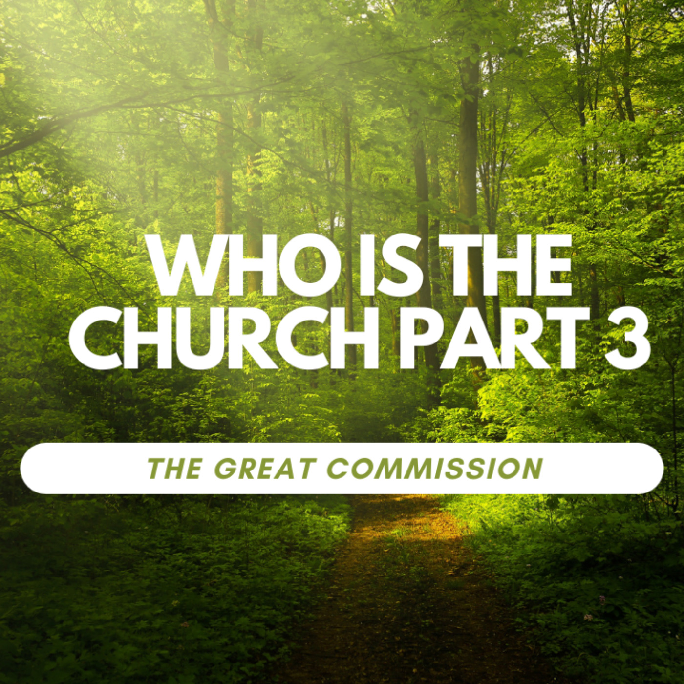 Who is the Church part 3: the Great Commission episode artwork