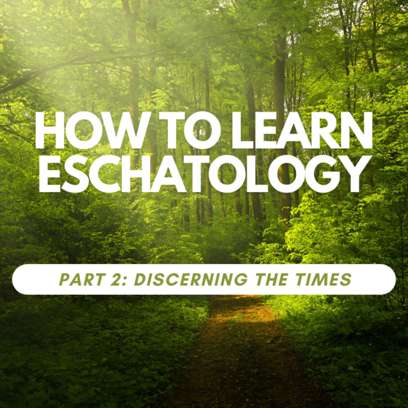 How to Learn Eschatology Part 2: Discerning the times episode artwork