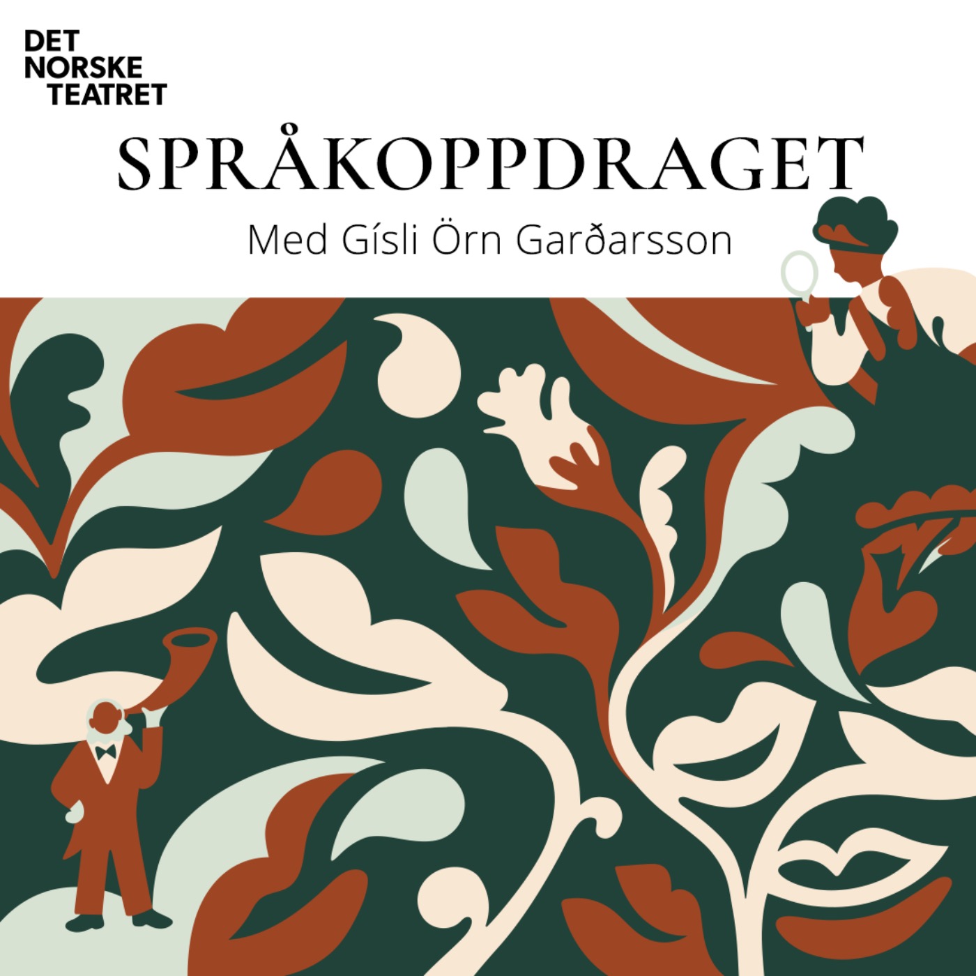 cover art for Gísli Örn Garðarsson om å drøyme på norsk, spele Shakespeare på tysk og lage Frost på fem nordiske språk