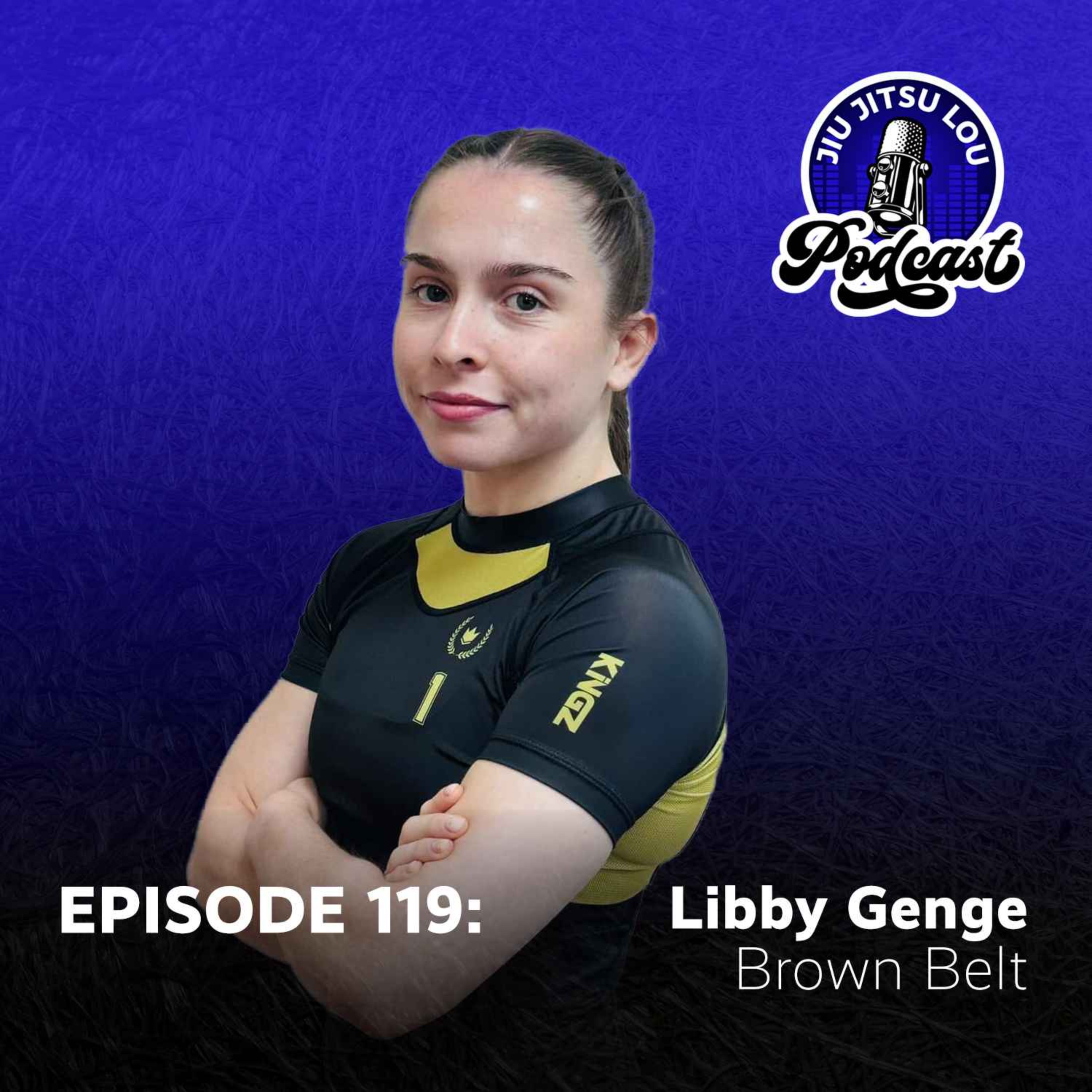 E119: Libby Genge - Brown Belt episode artwork