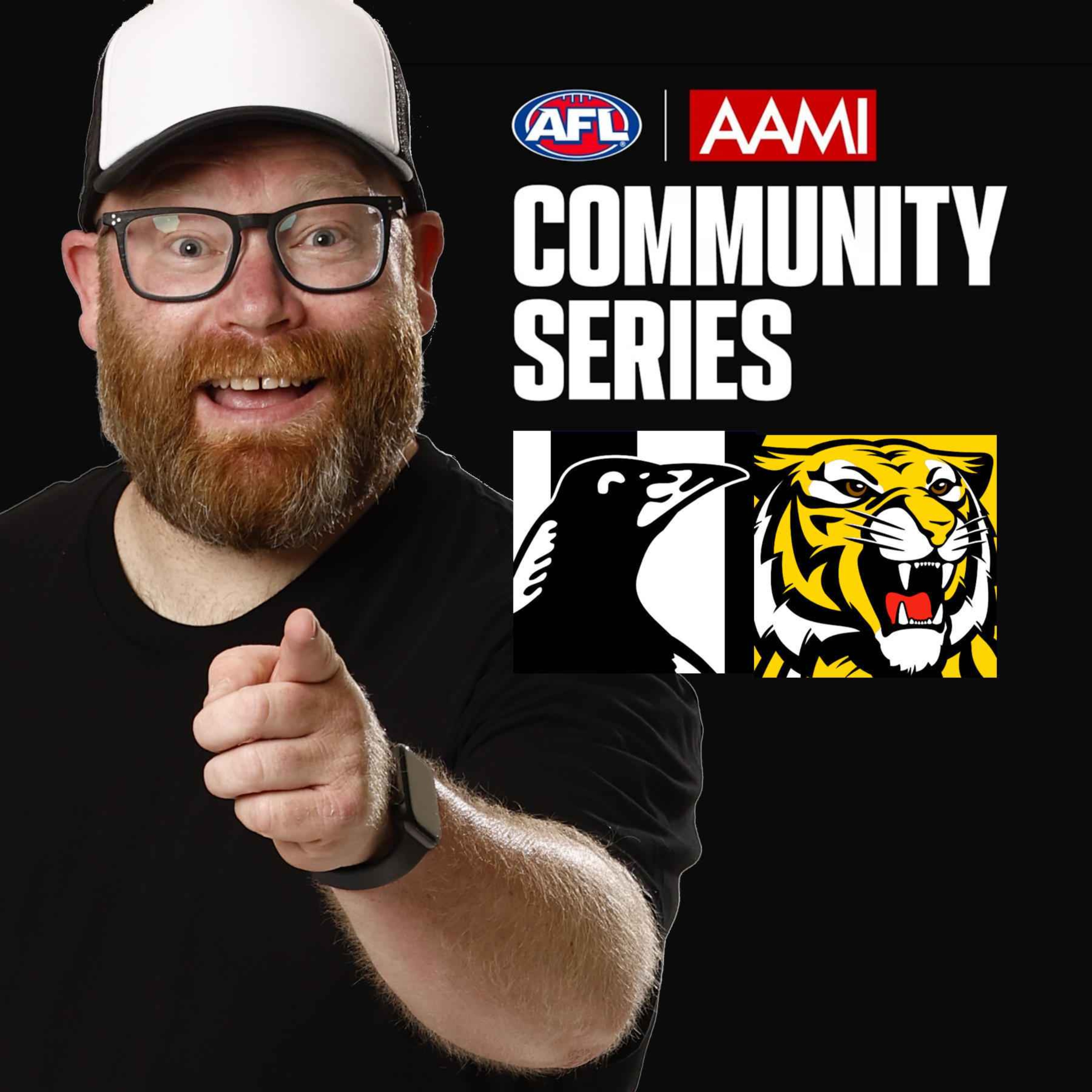 Pies v Tigers - Community Series with Warnie