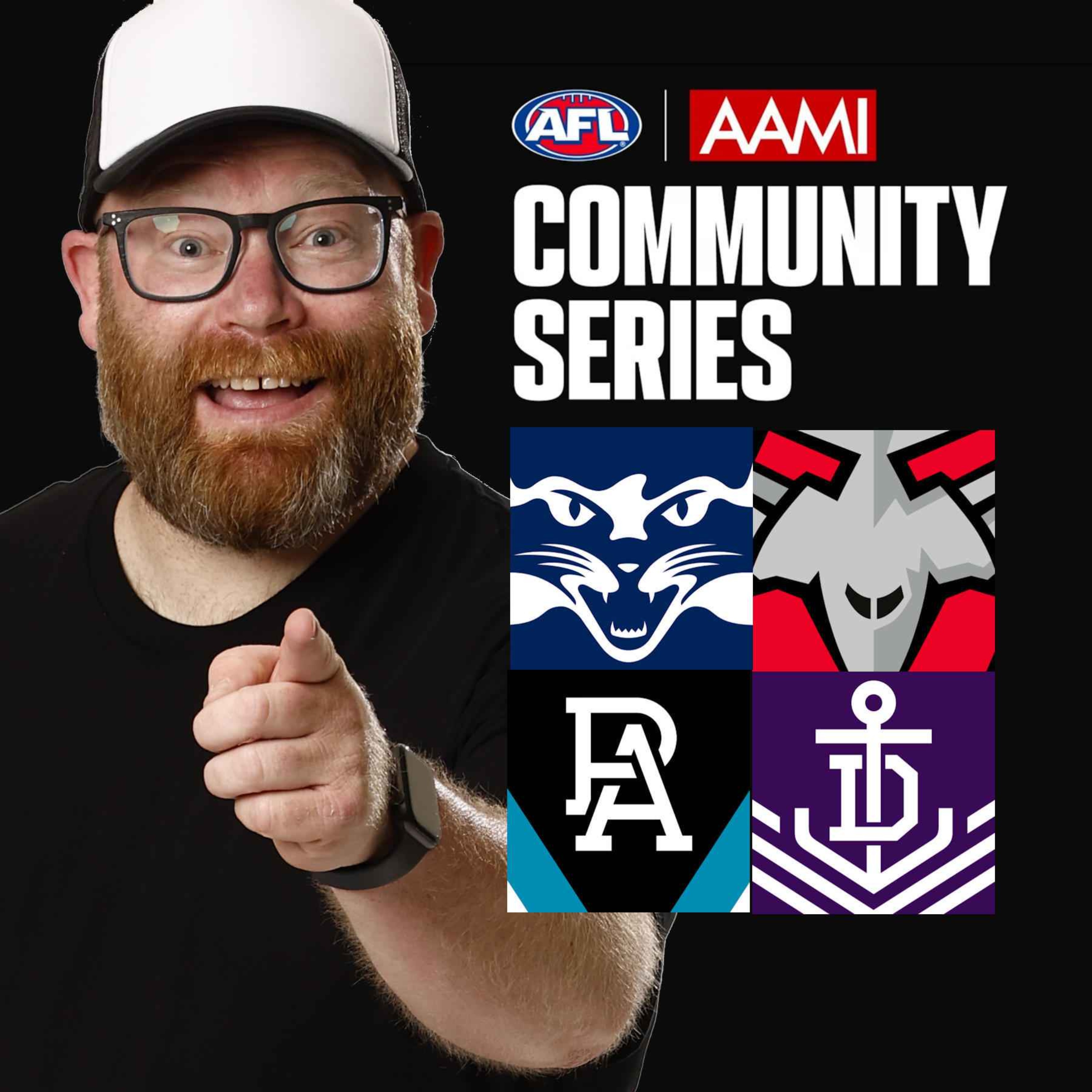 Cats v Dons, Port v Freo - Community Series with Warnie