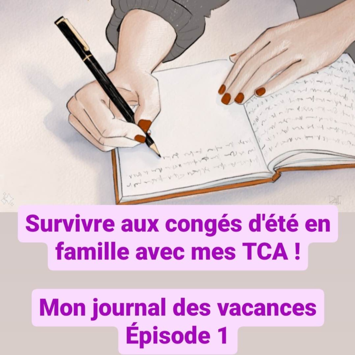 Survivre aux congés d'été en famille avec mes TCA! Mon journal de vacances Ep1