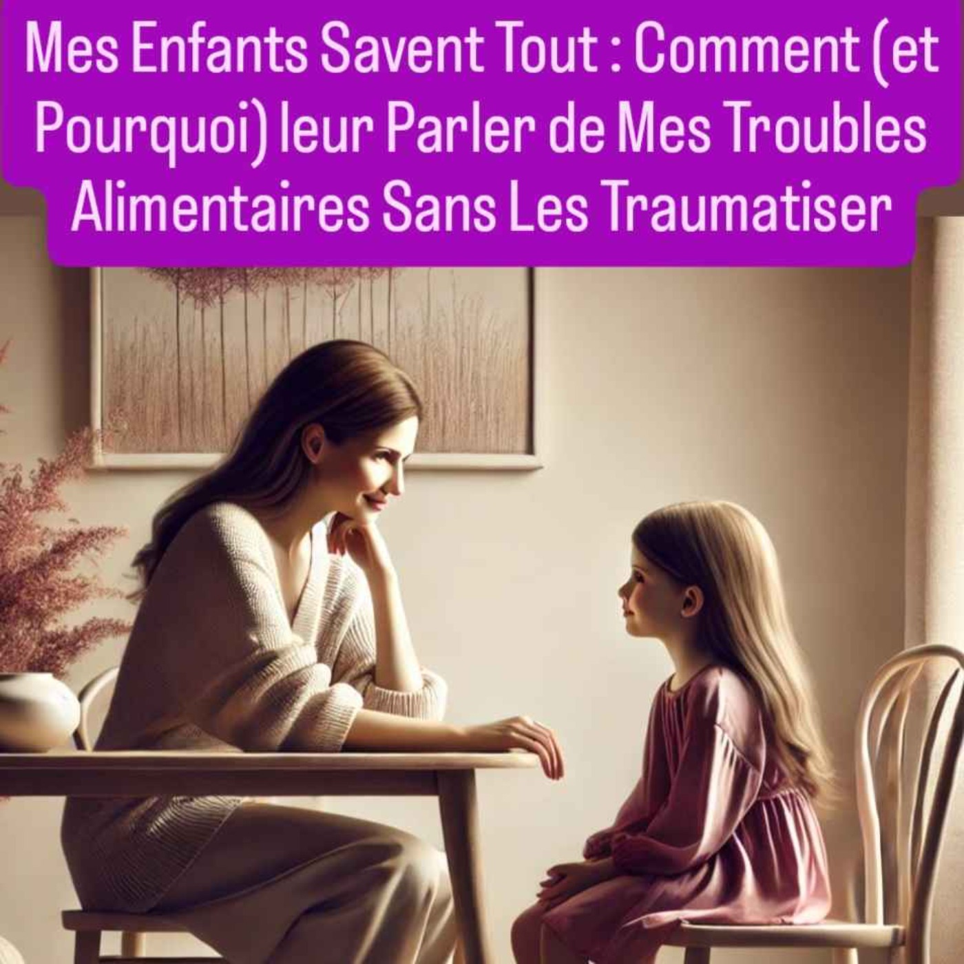 Mes Enfants Savent Tout : Comment (et Pourquoi) Leur Parler de Mes Troubles Alimentaires Sans Les Traumatiser