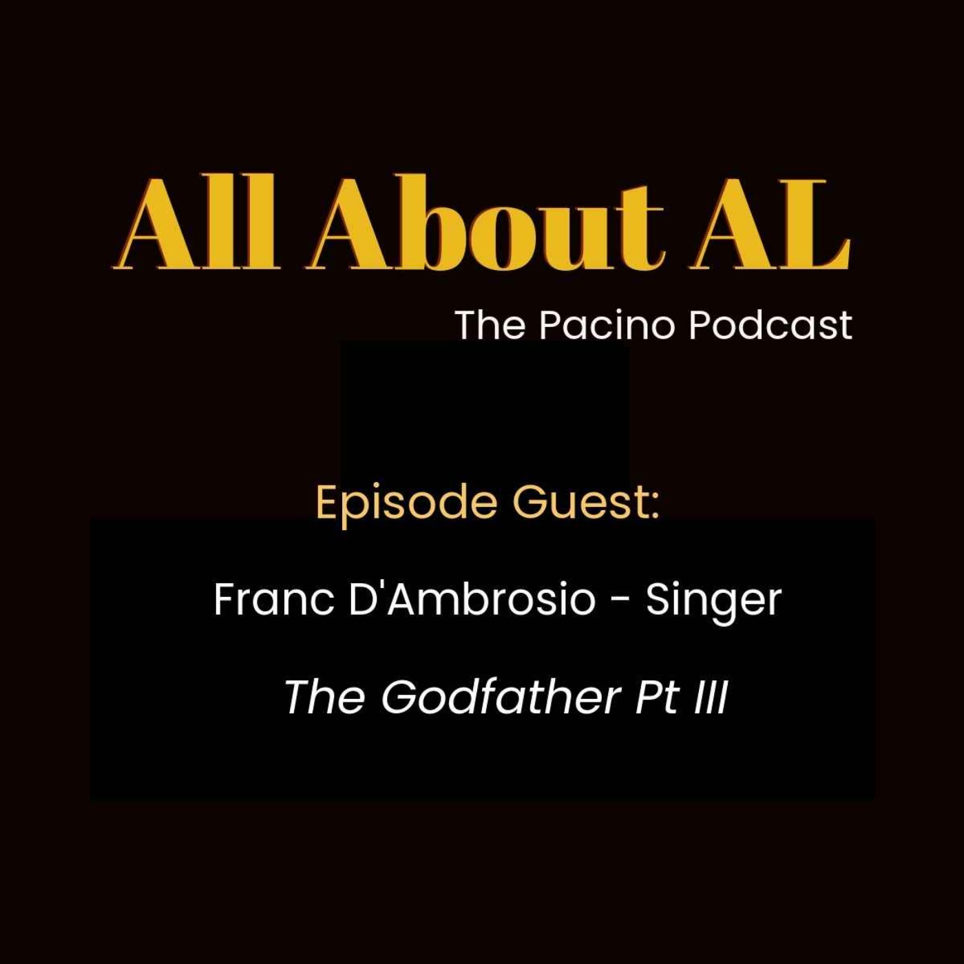 Episode 61: The Godfather Part III with Franc D'Ambrosio