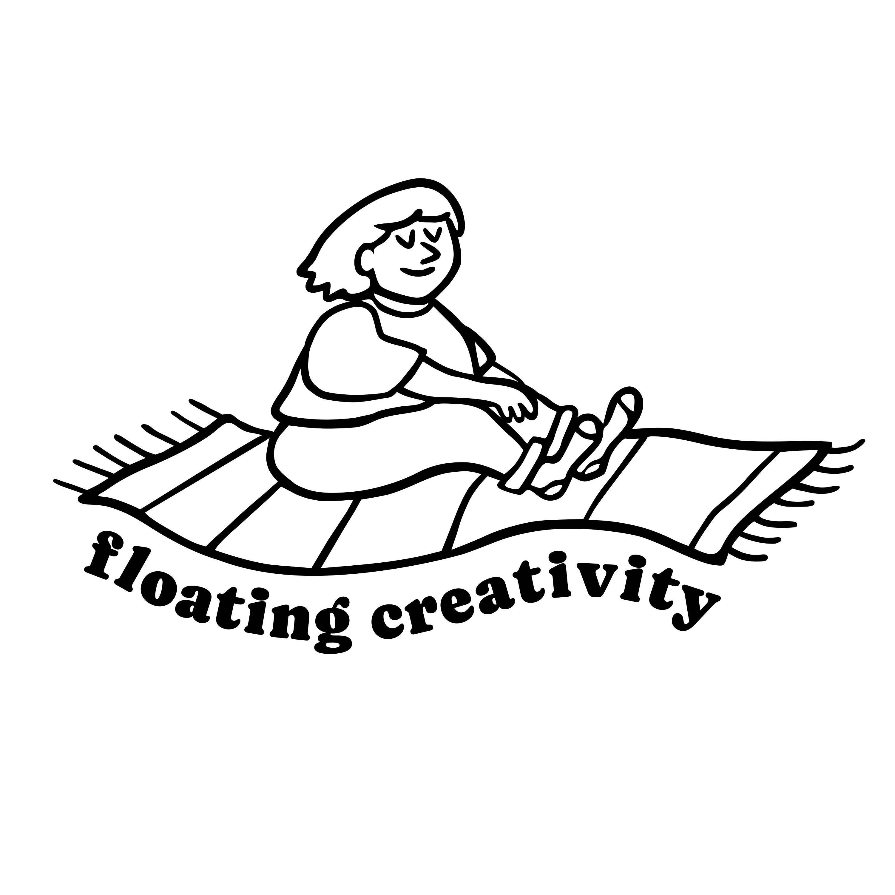 cover art for Floating creativity - this is me