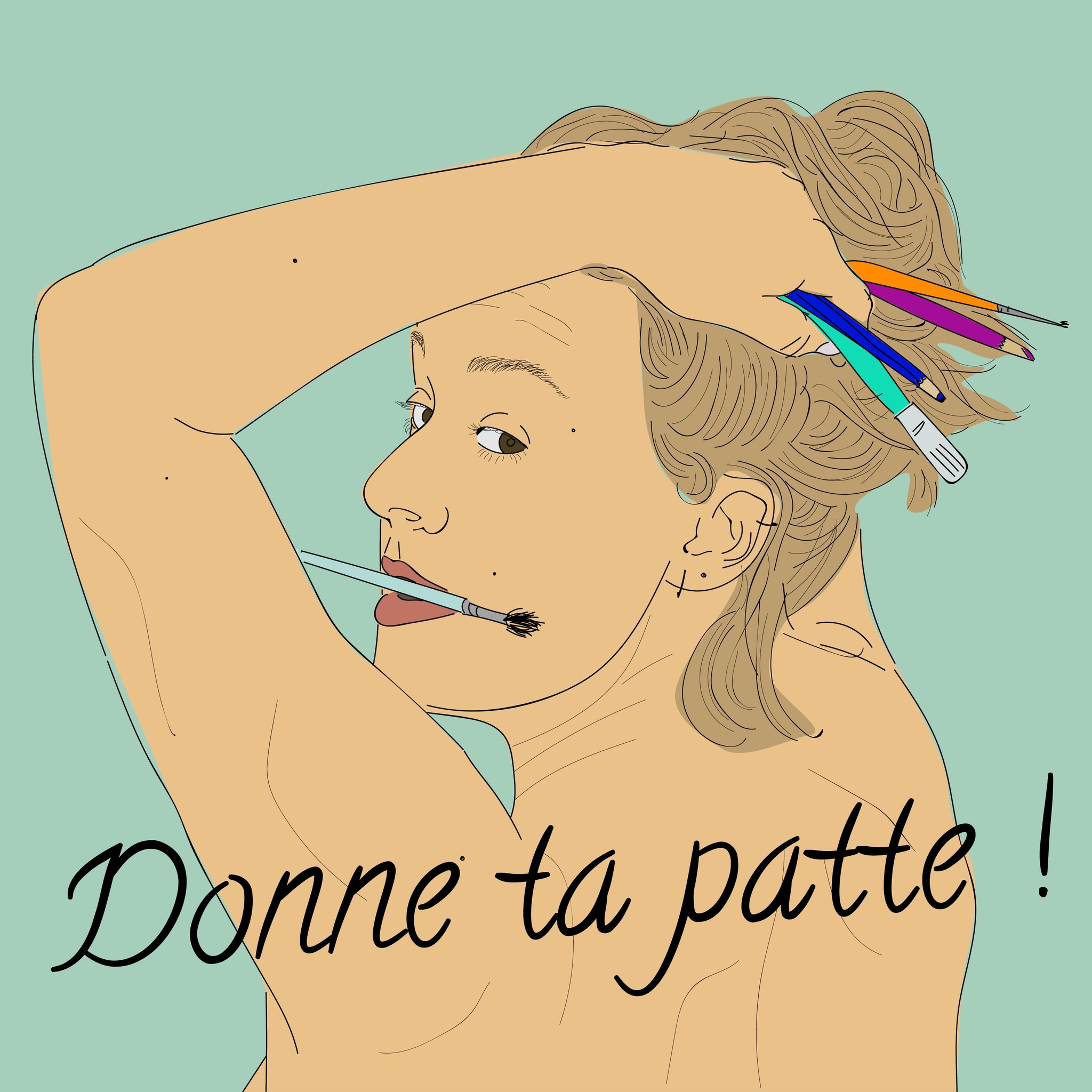 cover art for #10 - Céline M - Dessinatrice, linograveuse