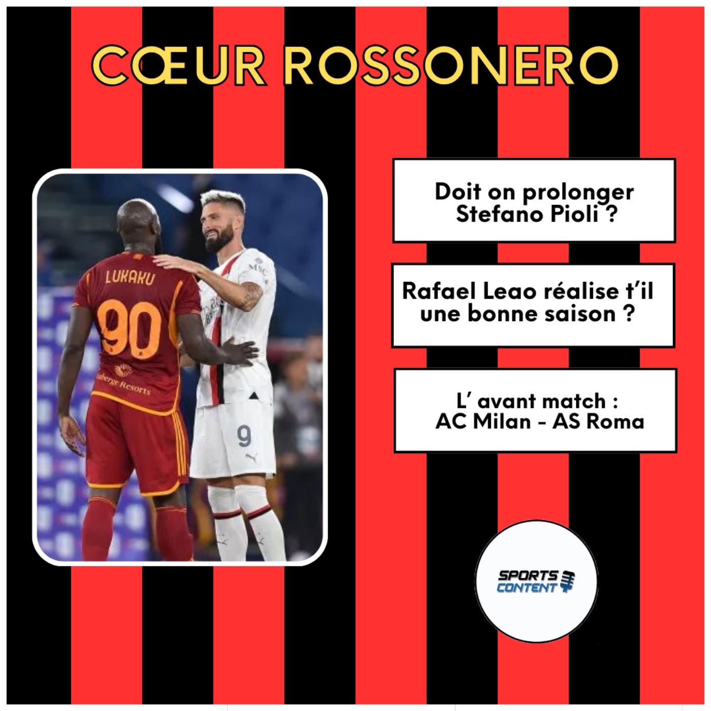 cover art for EP 29 : Preview UEL, AC Milan - AS Roma