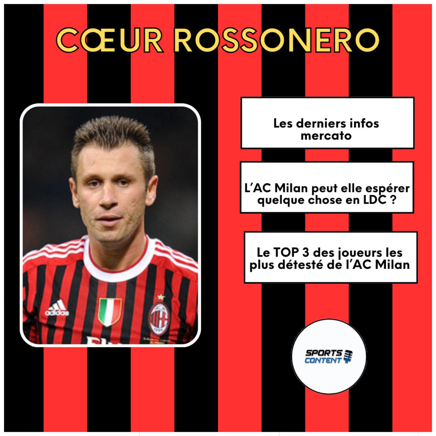 Le TOP 3  des joueurs les plus détesté à l' AC Milan episode artwork