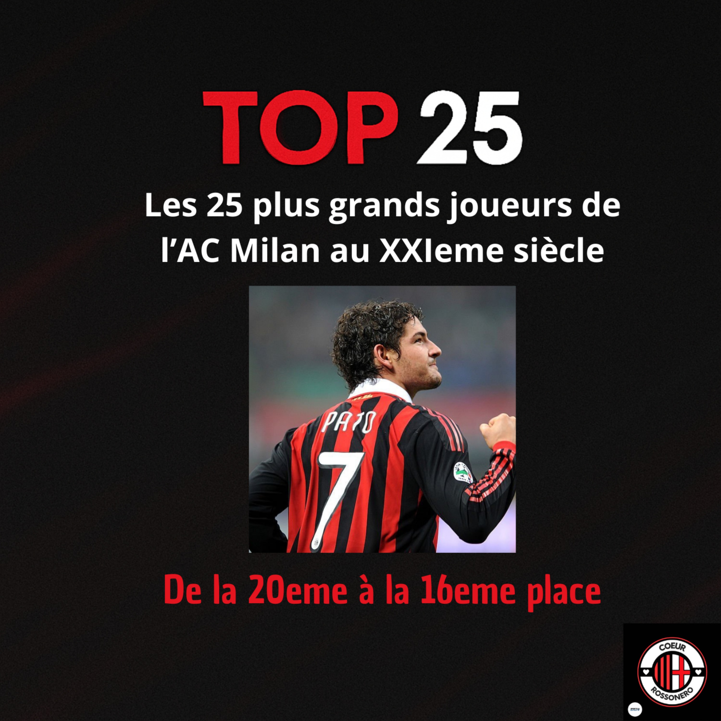 (part 2) TOP 25 : Les plus grands joueurs de l' AC Milan au XXIieme siècle  episode artwork