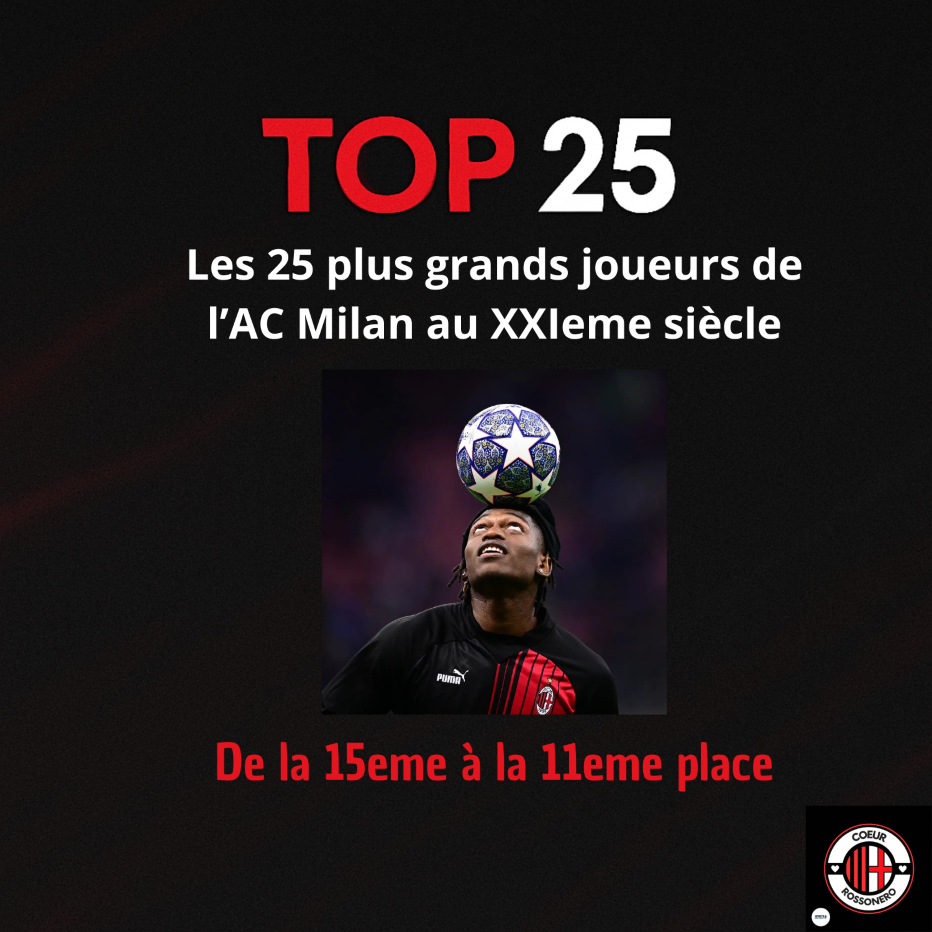 (part 3) TOP 25 : Les plus grands joueurs de l' AC Milan au XXIème siècle  episode artwork