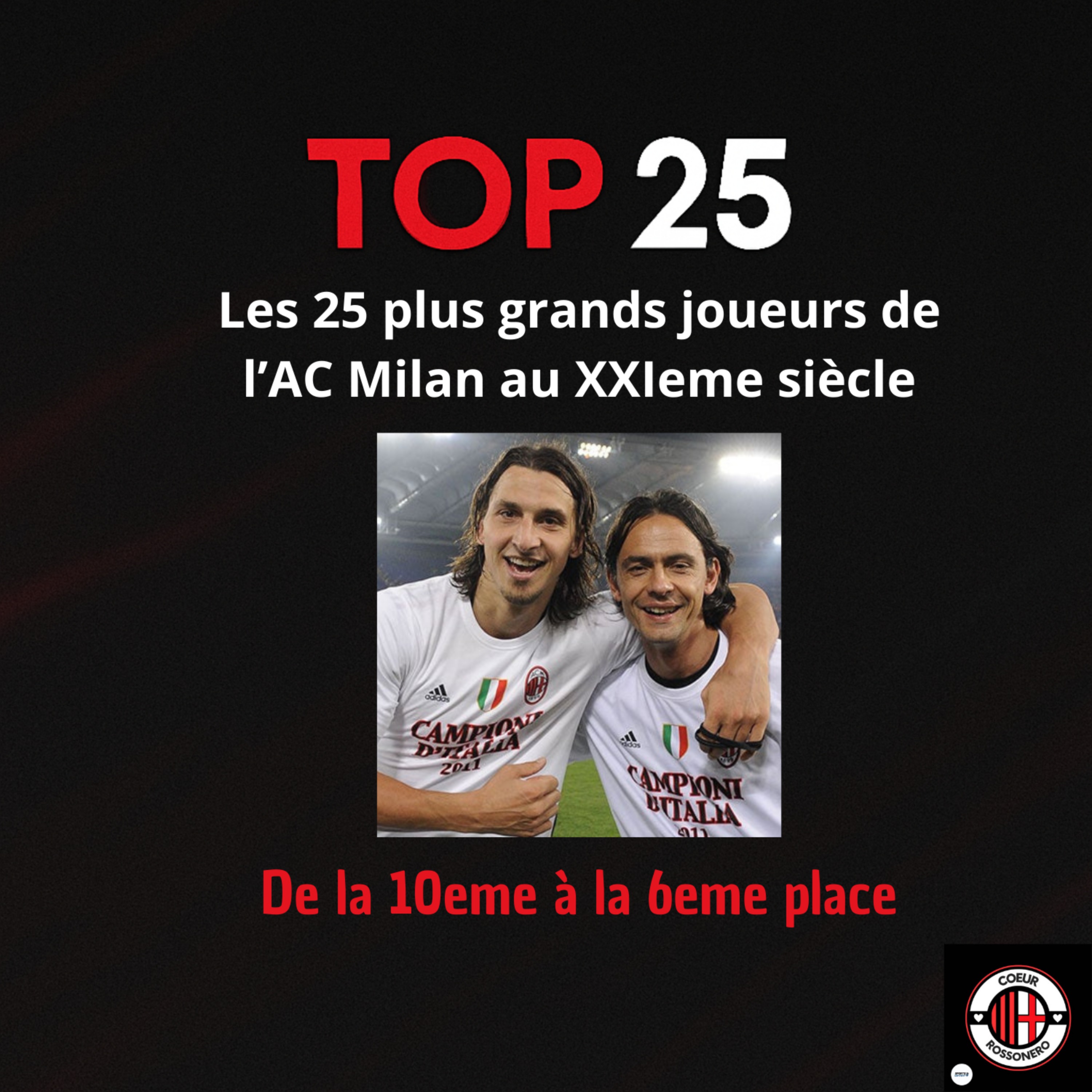 (part 4) TOP 25 : Les plus grands joueurs de l' AC Milan au XXIème siècle episode artwork